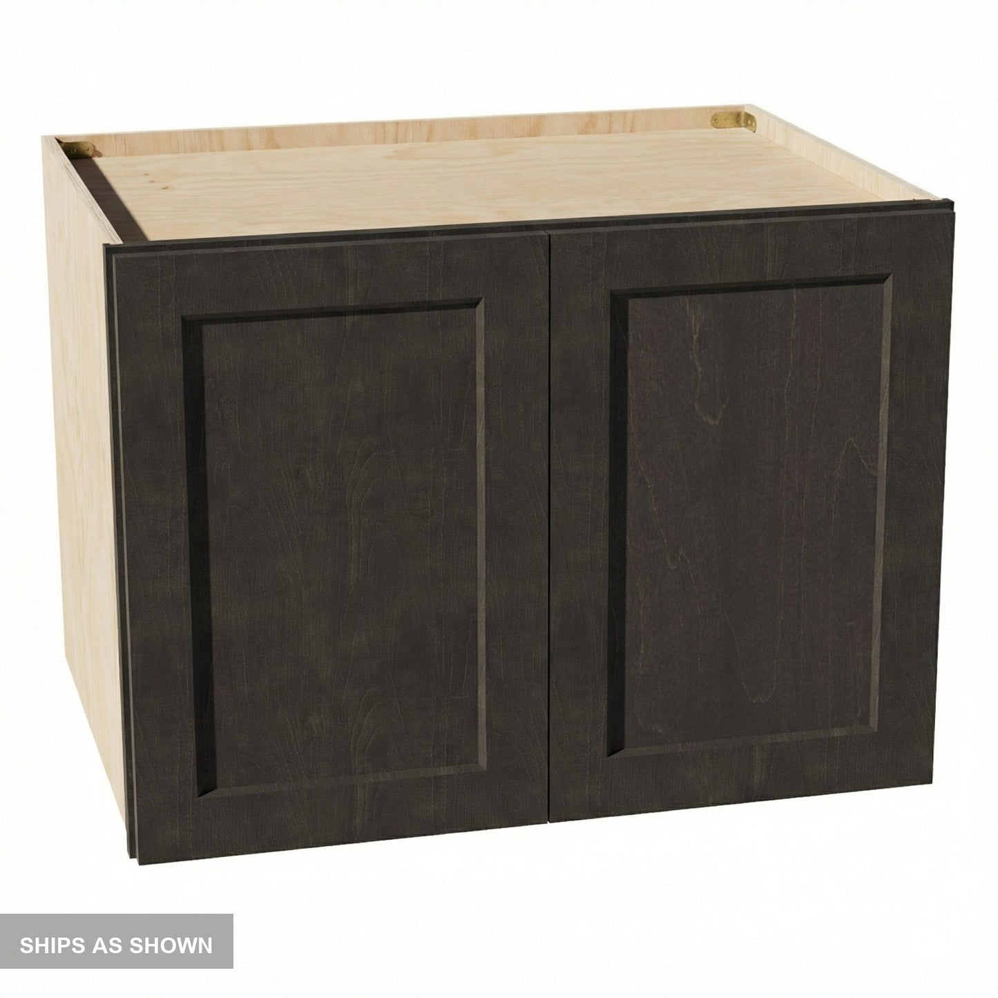 Shaker Bridge Wall Cabinet 33" (W332424) · Ardelle - Charcoal - Flat Pack