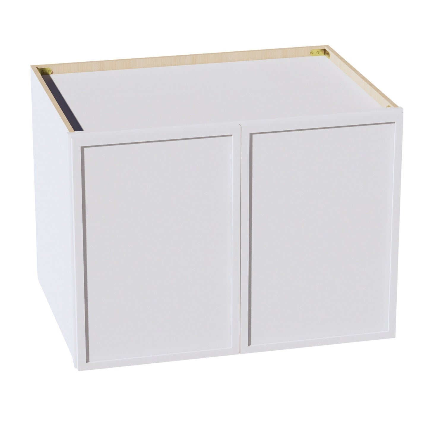 Slim Shaker Bridge Wall Cabinet 33" (W332424) · Slim - Frost - Hero