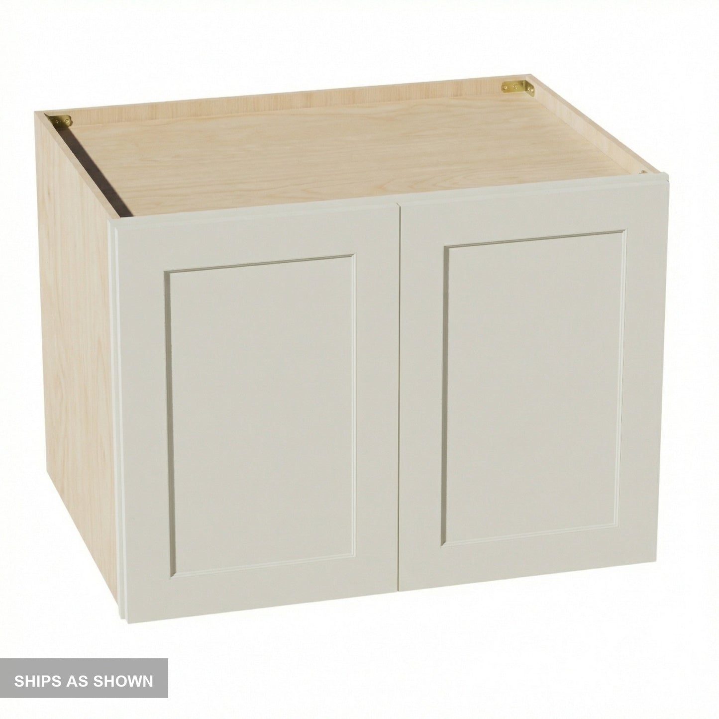 Shaker Bridge Wall Cabinet 33" (W332424) · Tallis - Swan White - Flat Pack
