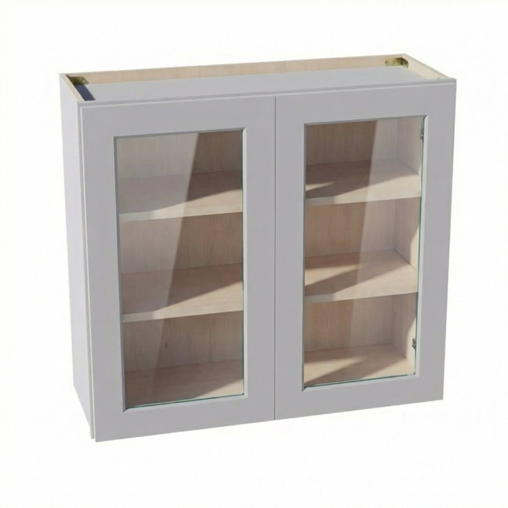 Shaker Glass Door Wall Cabinet 33" (W3330GD) · Ardelle