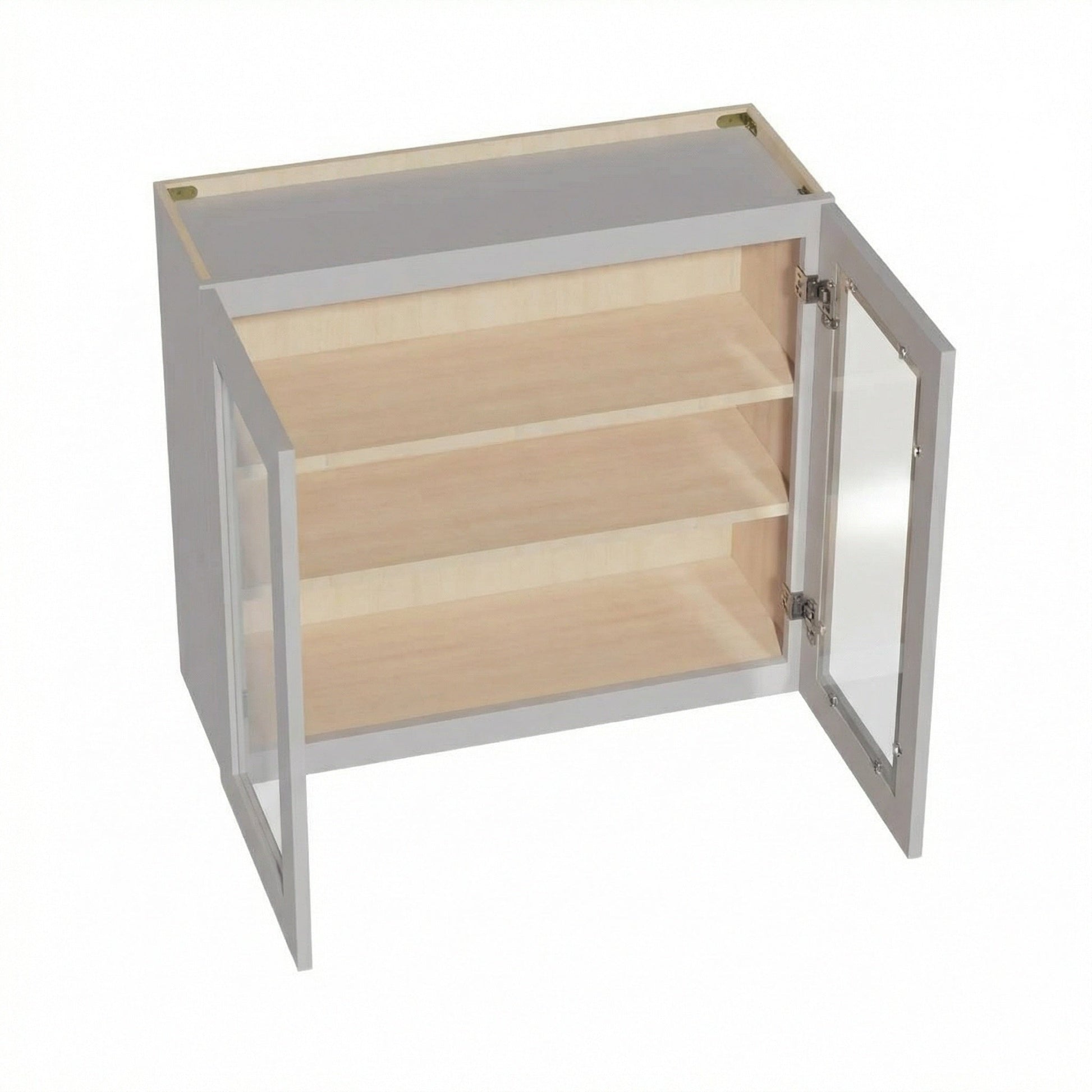 Shaker Glass Door Wall Cabinet 33" (W3330GD) · Ardelle