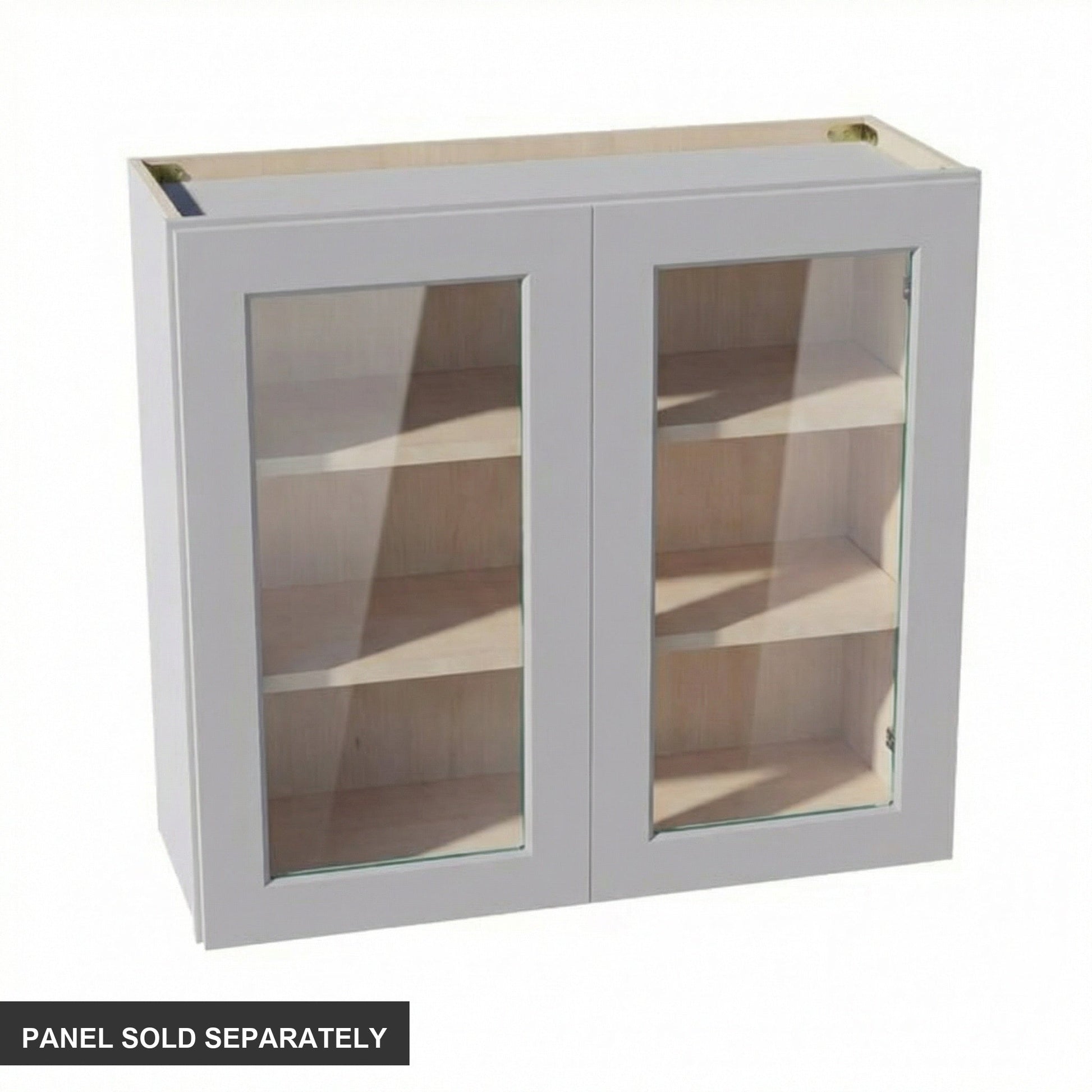 Shaker Glass Door Wall Cabinet 33" (W3330GD) · Ardelle