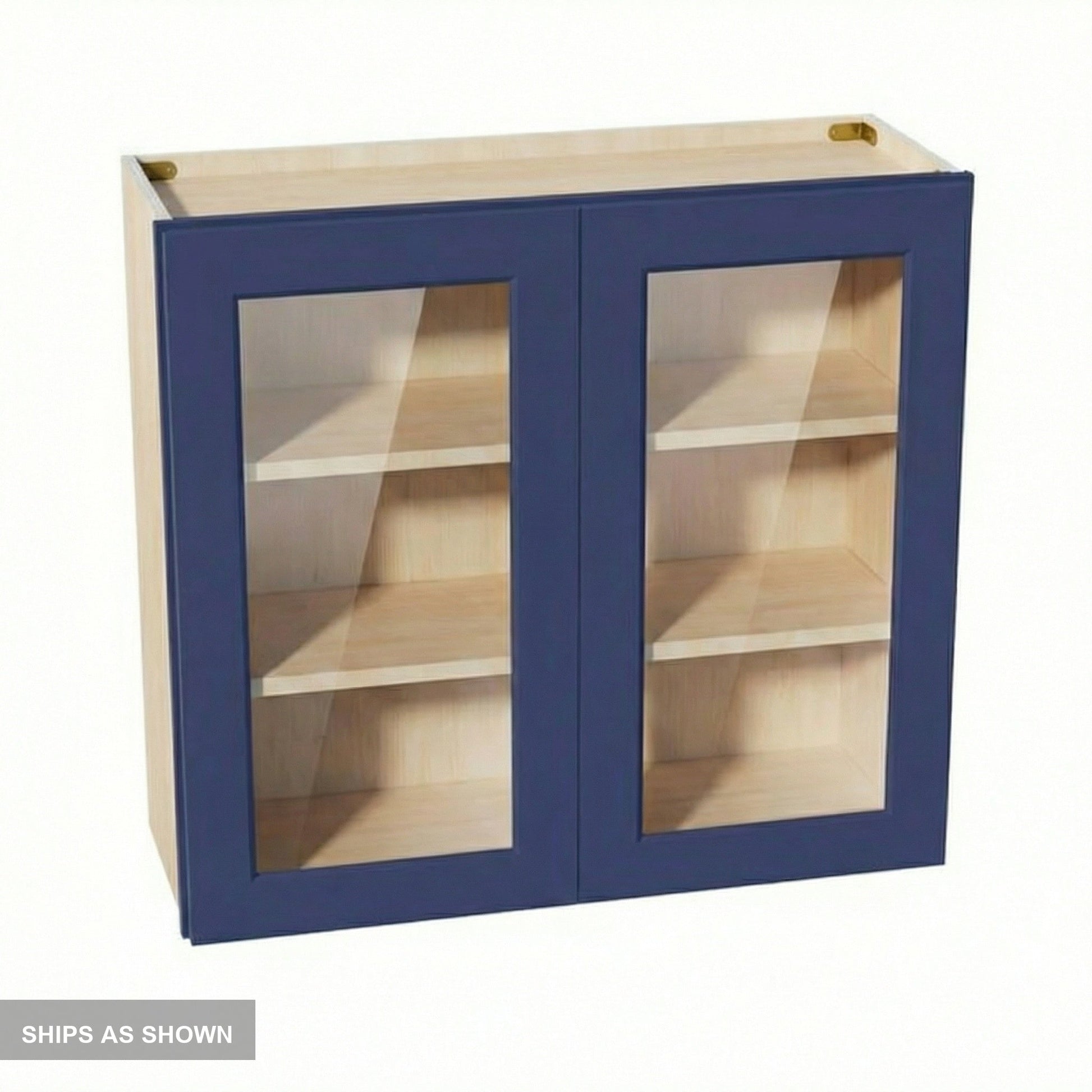 Shaker Glass Door Wall Cabinet 33" (W3330GD) · Ardelle