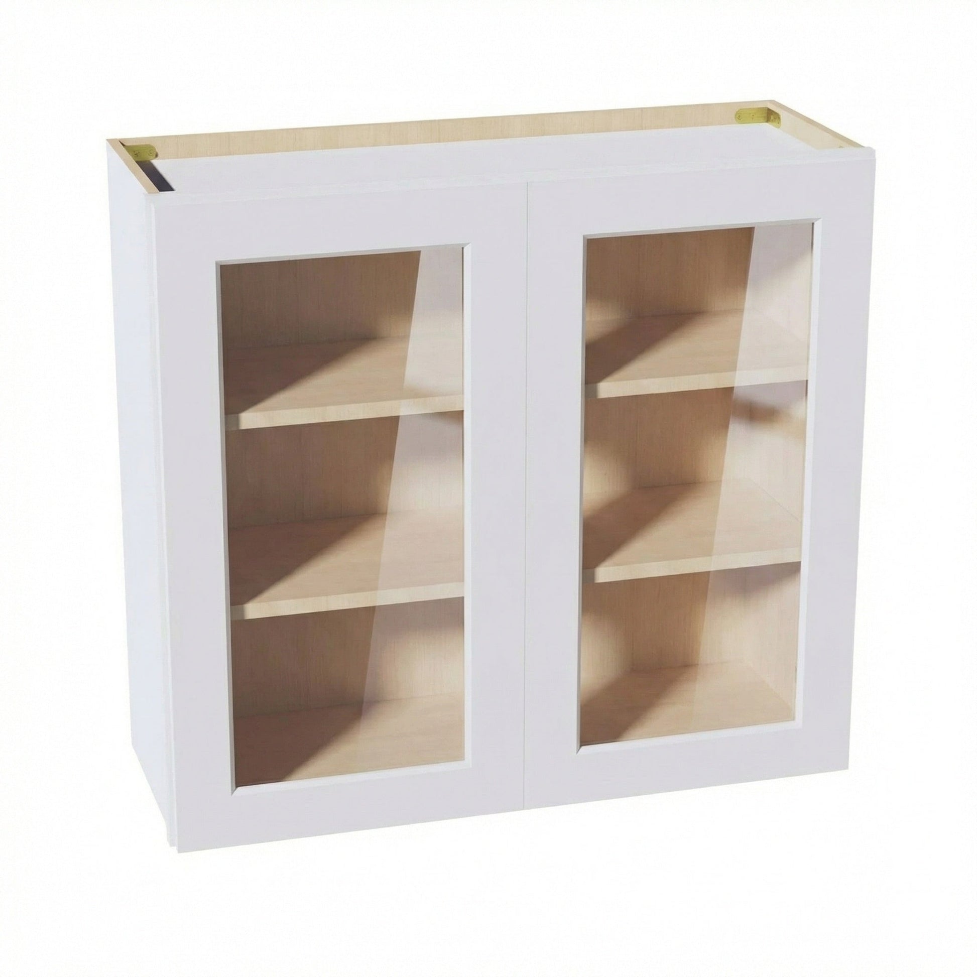 Shaker Glass Door Wall Cabinet 33" (W3330GD) · Ardelle