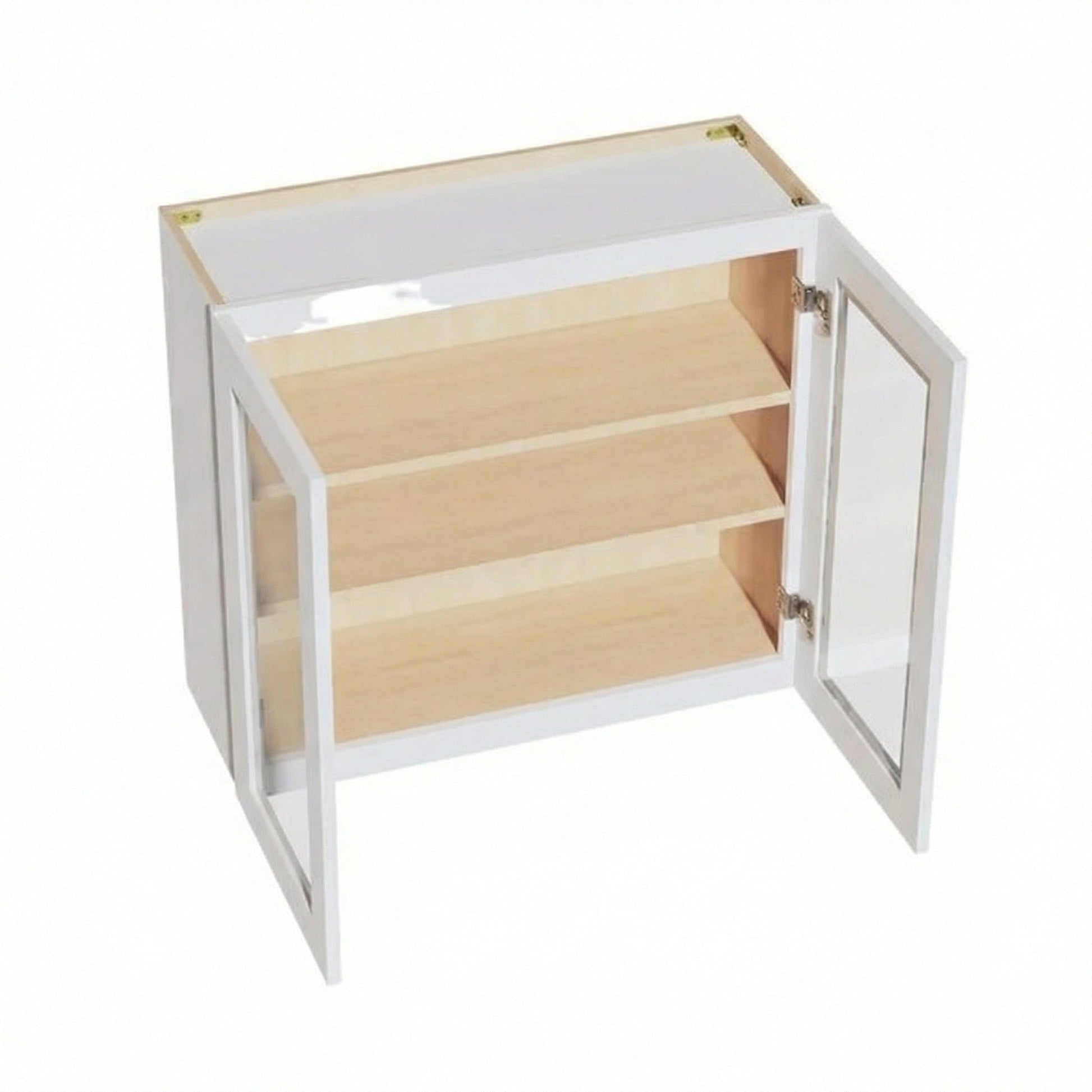 Shaker Glass Door Wall Cabinet 33" (W3330GD) · Ardelle