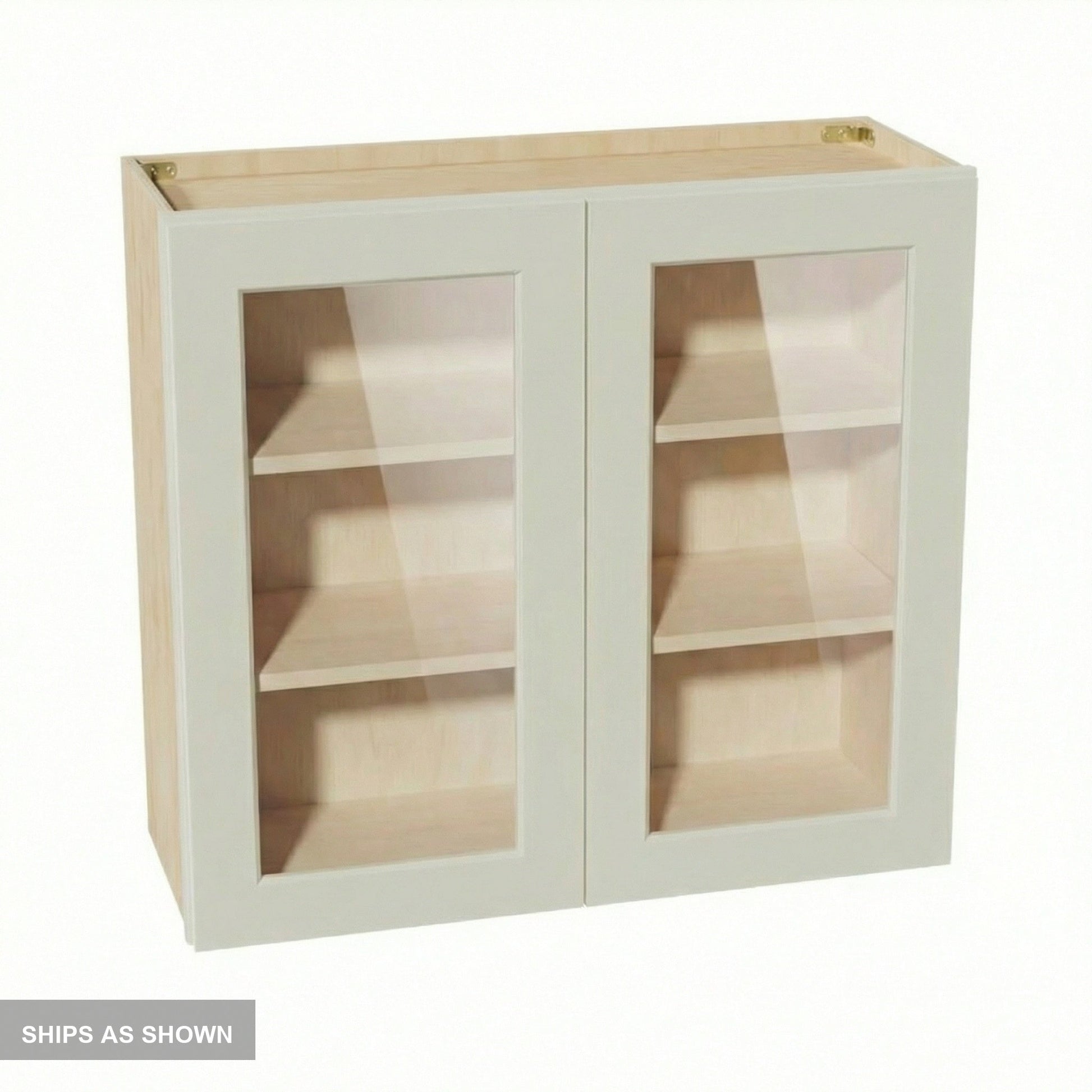 Shaker Glass Door Wall Cabinet 33" (W3330GD) · Tallis