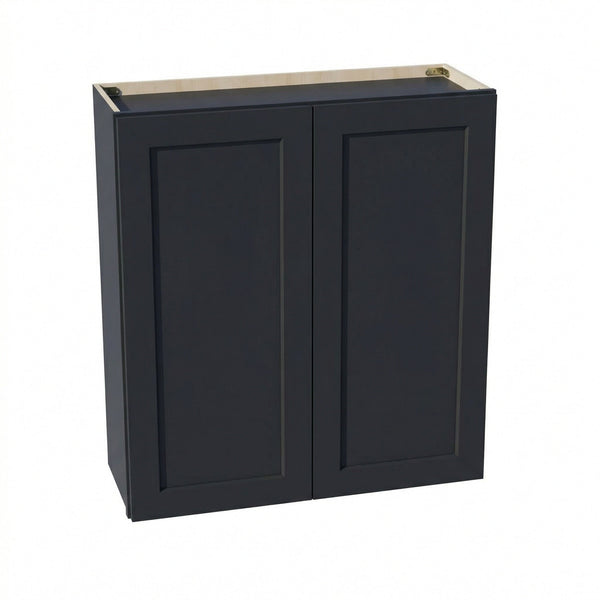 Shaker Wall Cabinet 33" (W3336) · Ardelle - Ebony - Hero