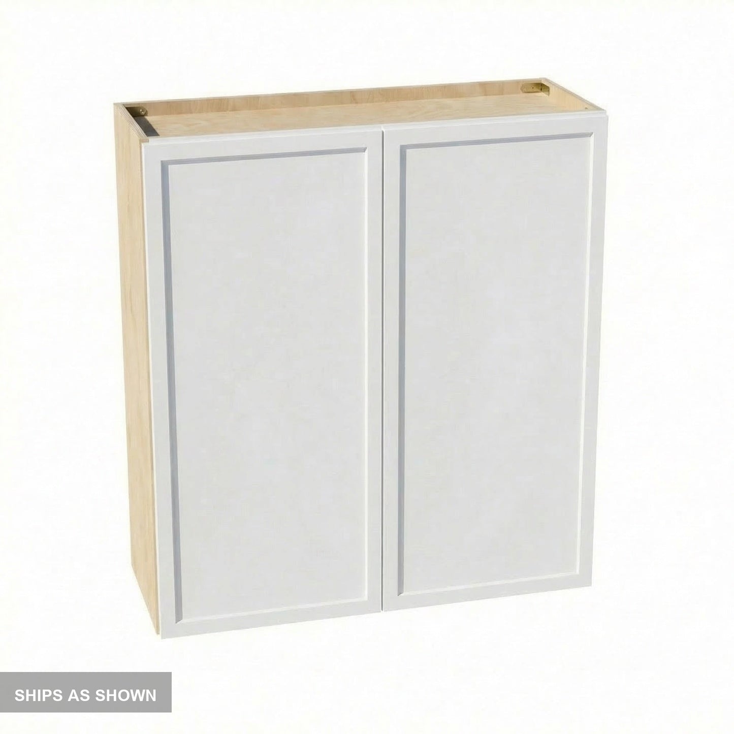 Slim Shaker Wall Cabinet 33" (W3336) · Slim - Frost - Flat Pack