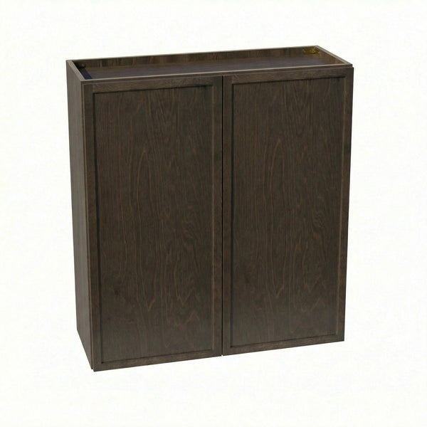 Slim Shaker Wall Cabinet 33" (W3336) · Slim - Mocha - Hero
