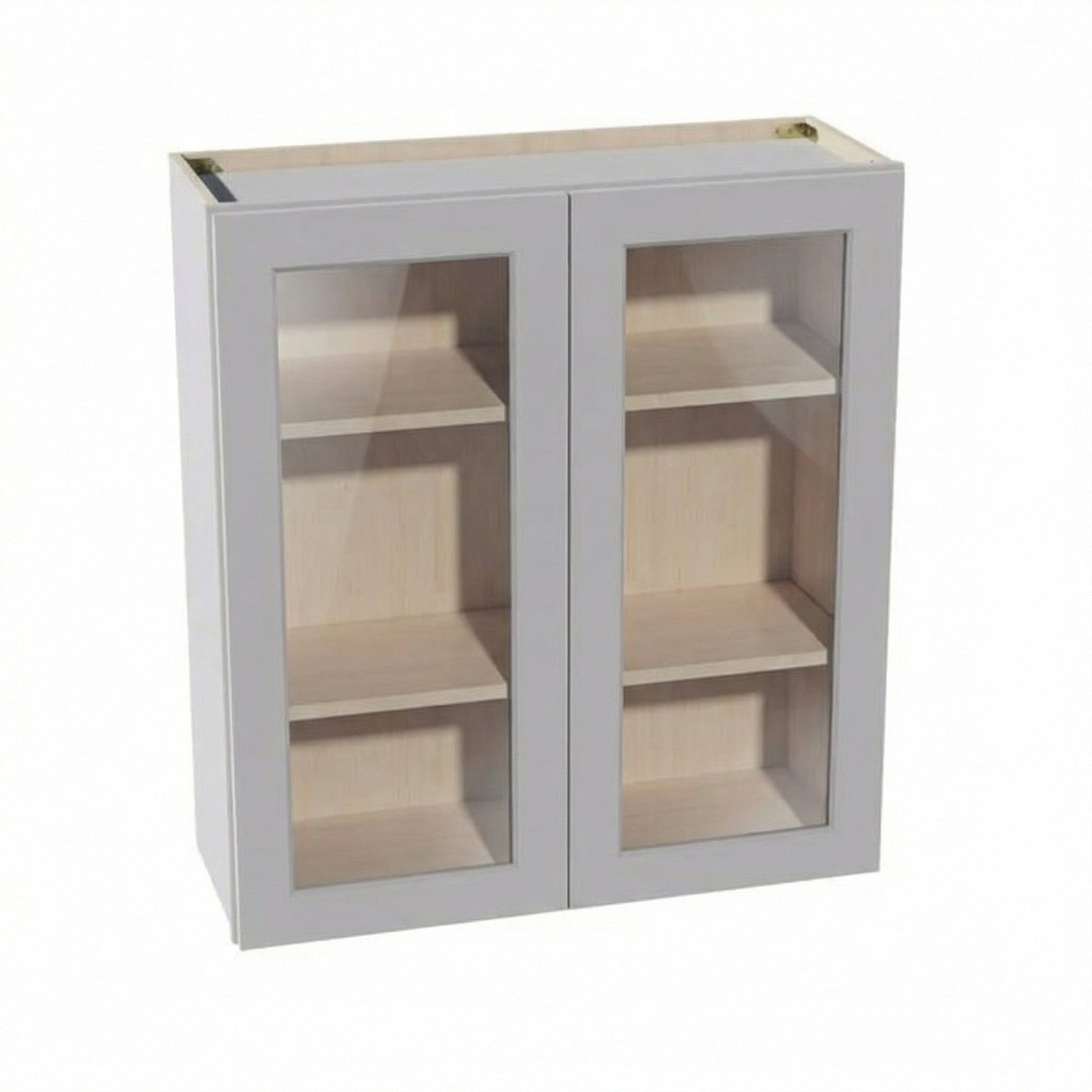 Shaker Glass Door Wall Cabinet 33" (W3336GD) · Ardelle