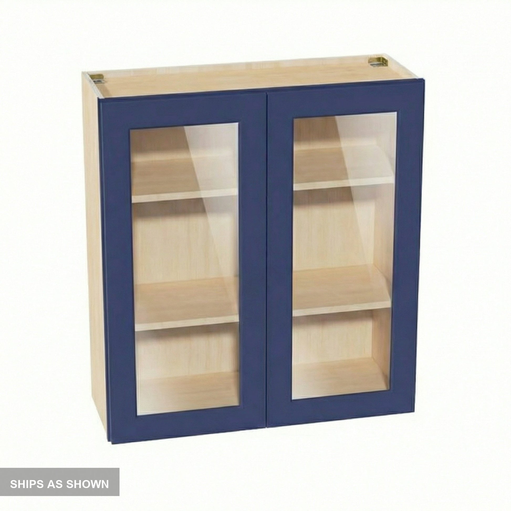 Shaker Glass Door Wall Cabinet 33" (W3336GD) · Ardelle