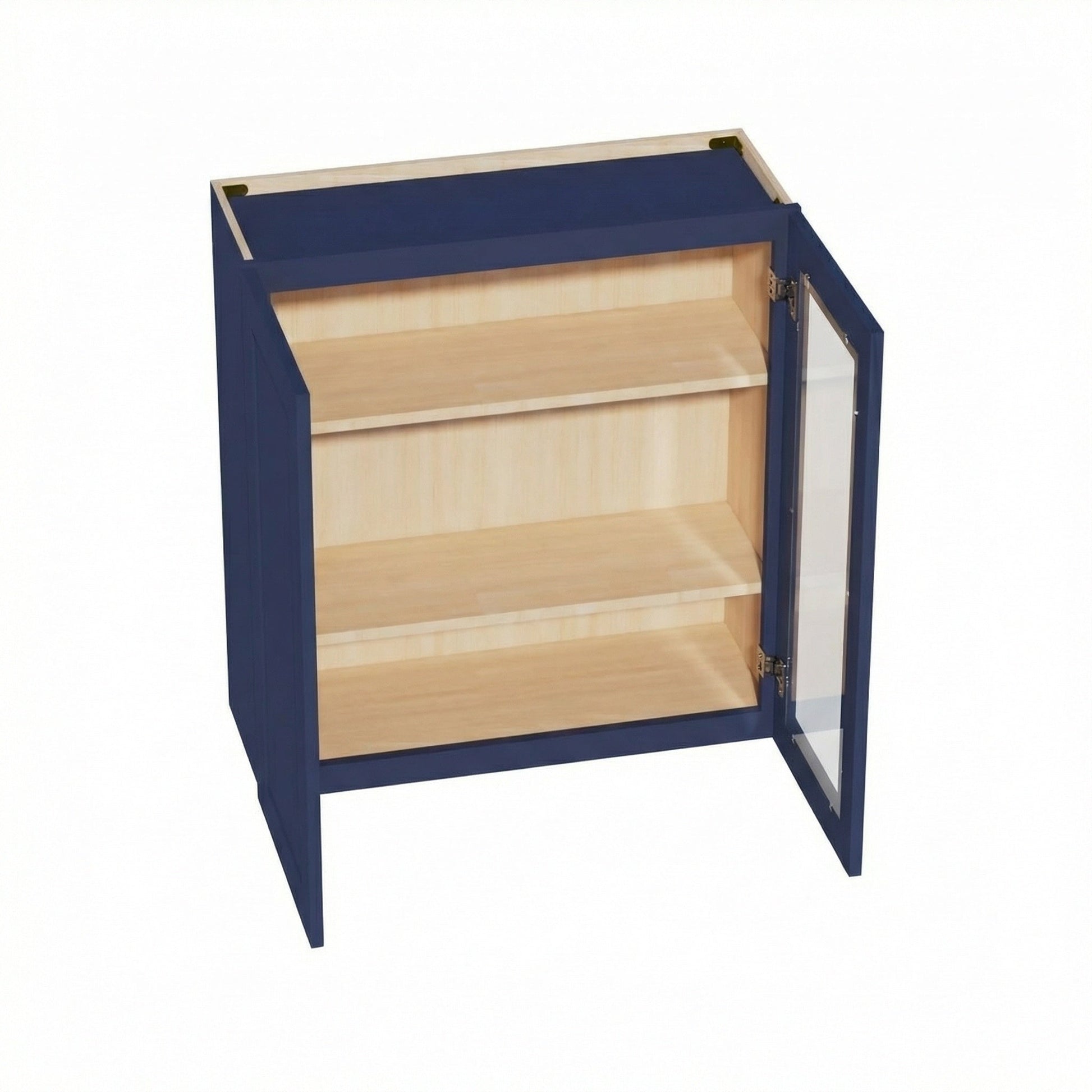 Shaker Glass Door Wall Cabinet 33" (W3336GD) · Ardelle