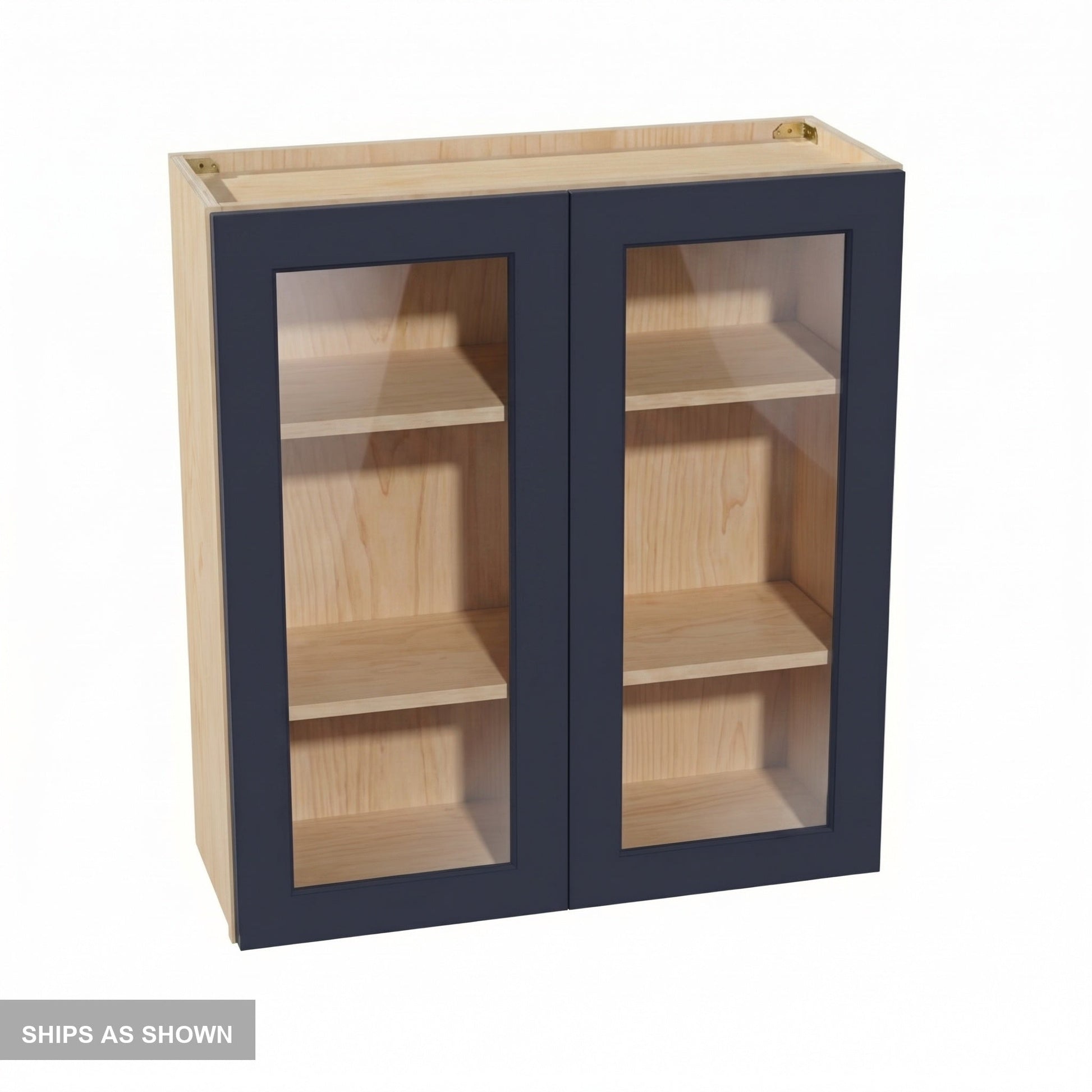 Shaker Glass Door Wall Cabinet 33" (W3336GD) · Ardelle