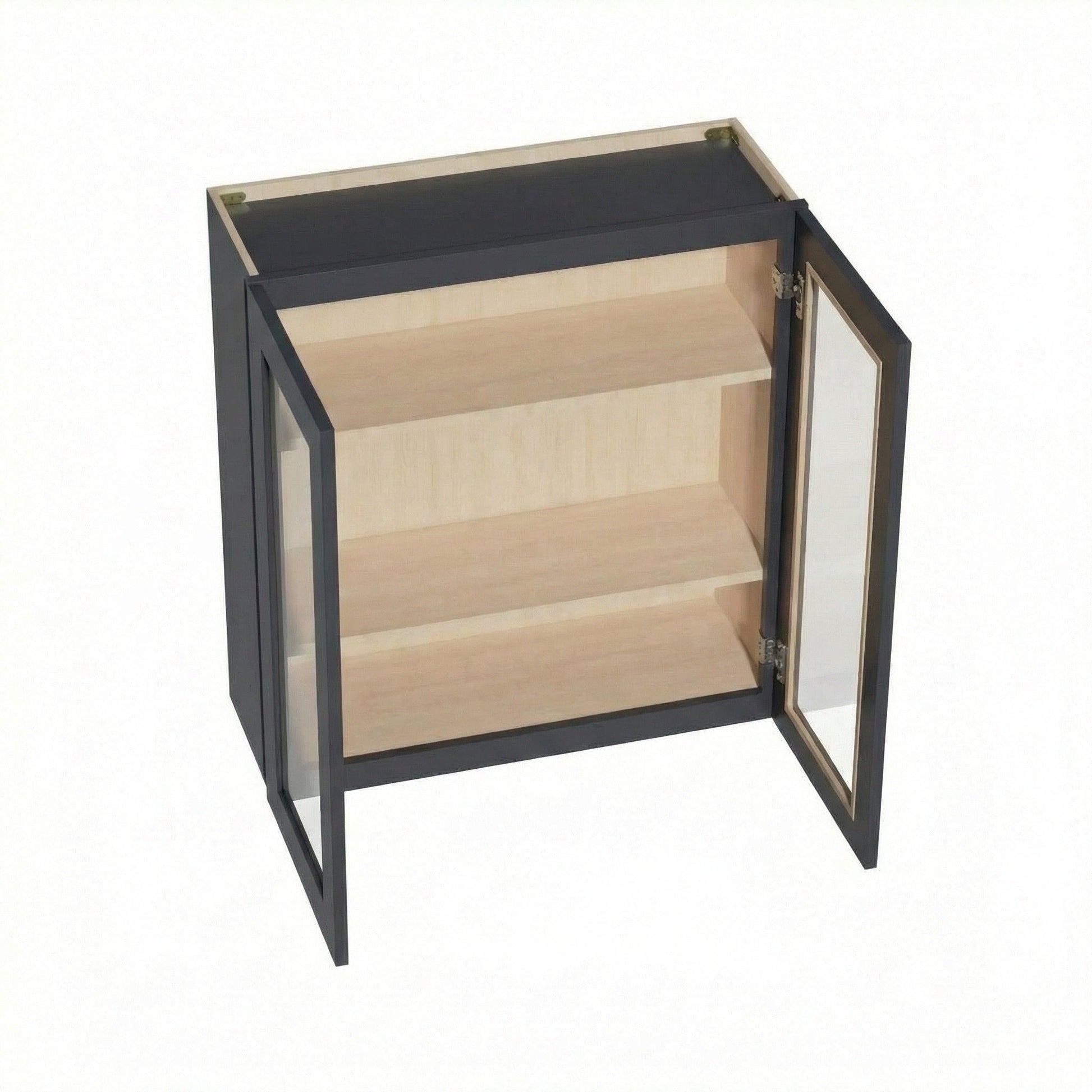 Shaker Glass Door Wall Cabinet 33" (W3336GD) · Ardelle