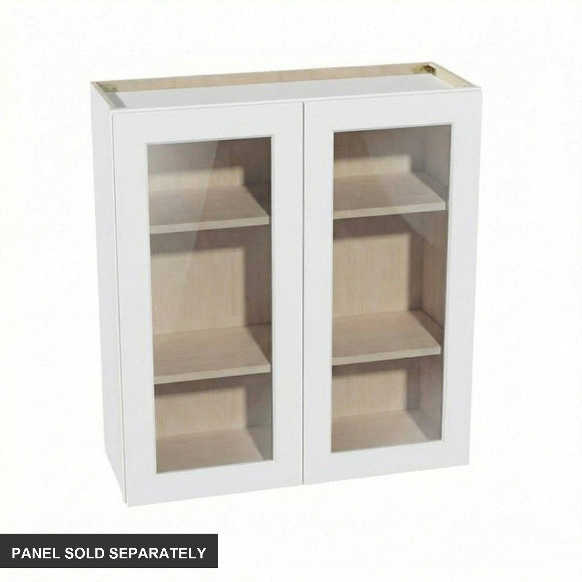 Shaker Glass Door Wall Cabinet 33" (W3336GD) · Ardelle