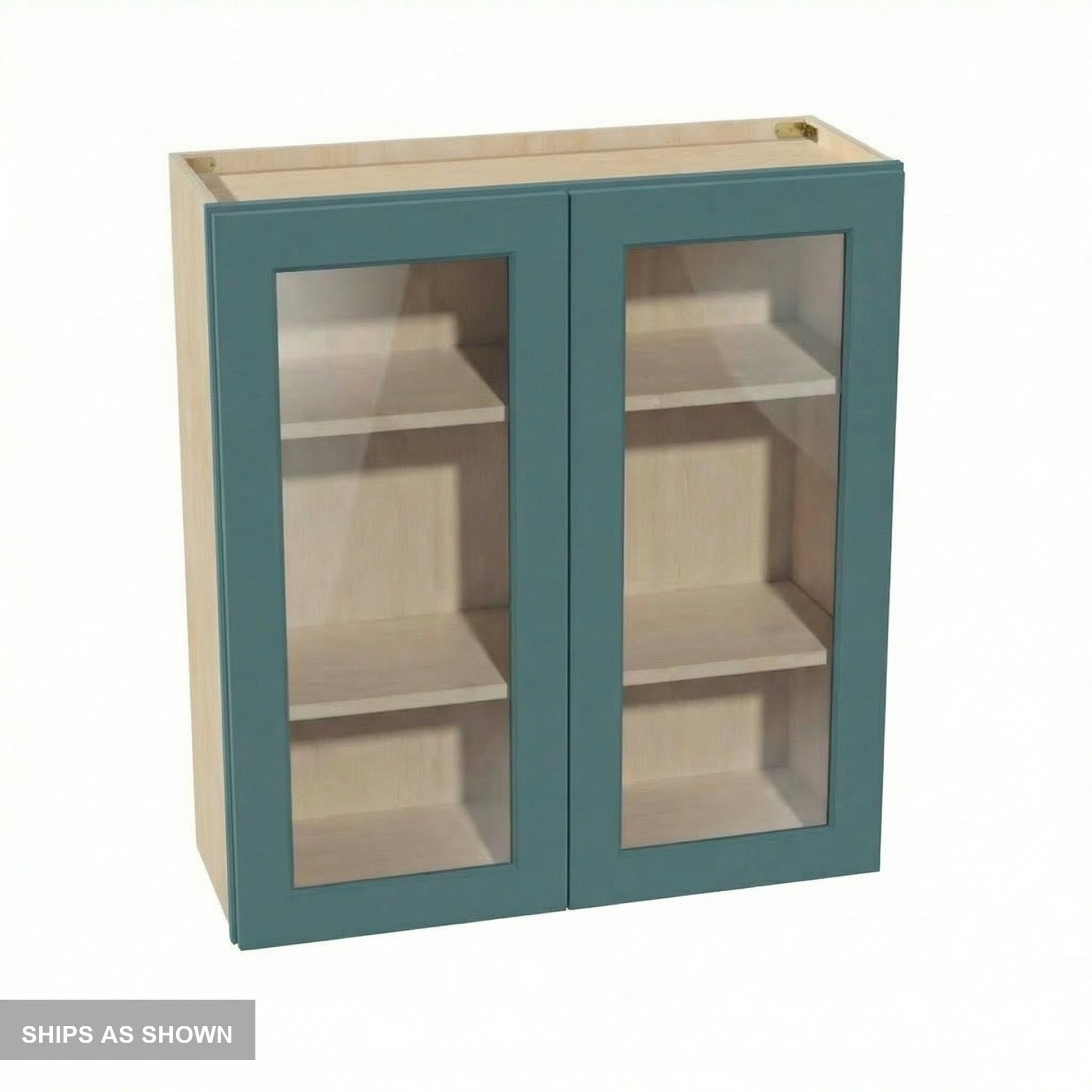 Shaker Glass Door Wall Cabinet 33" (W3336GD) · Tallis