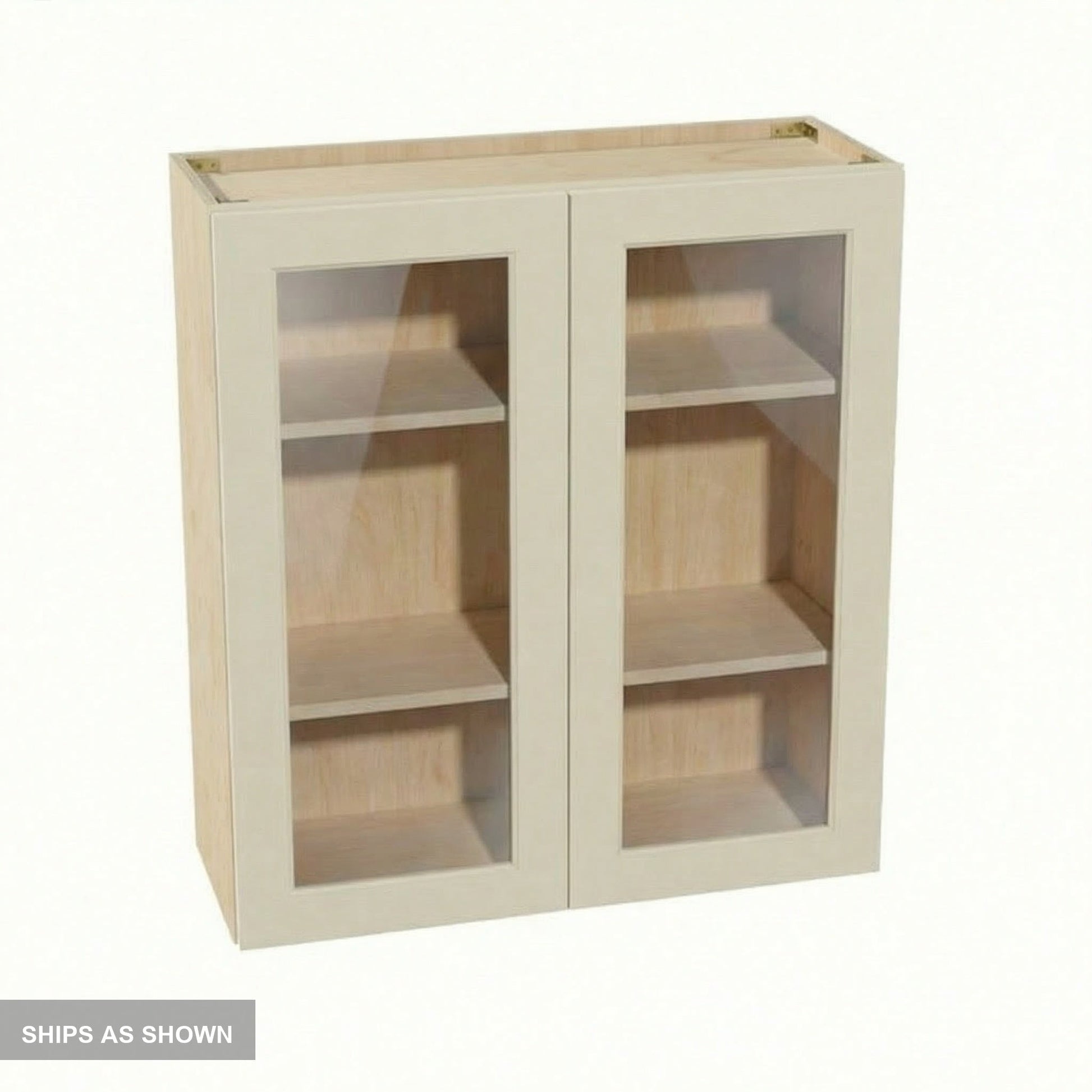 Shaker Glass Door Wall Cabinet 33" (W3336GD) · Tallis