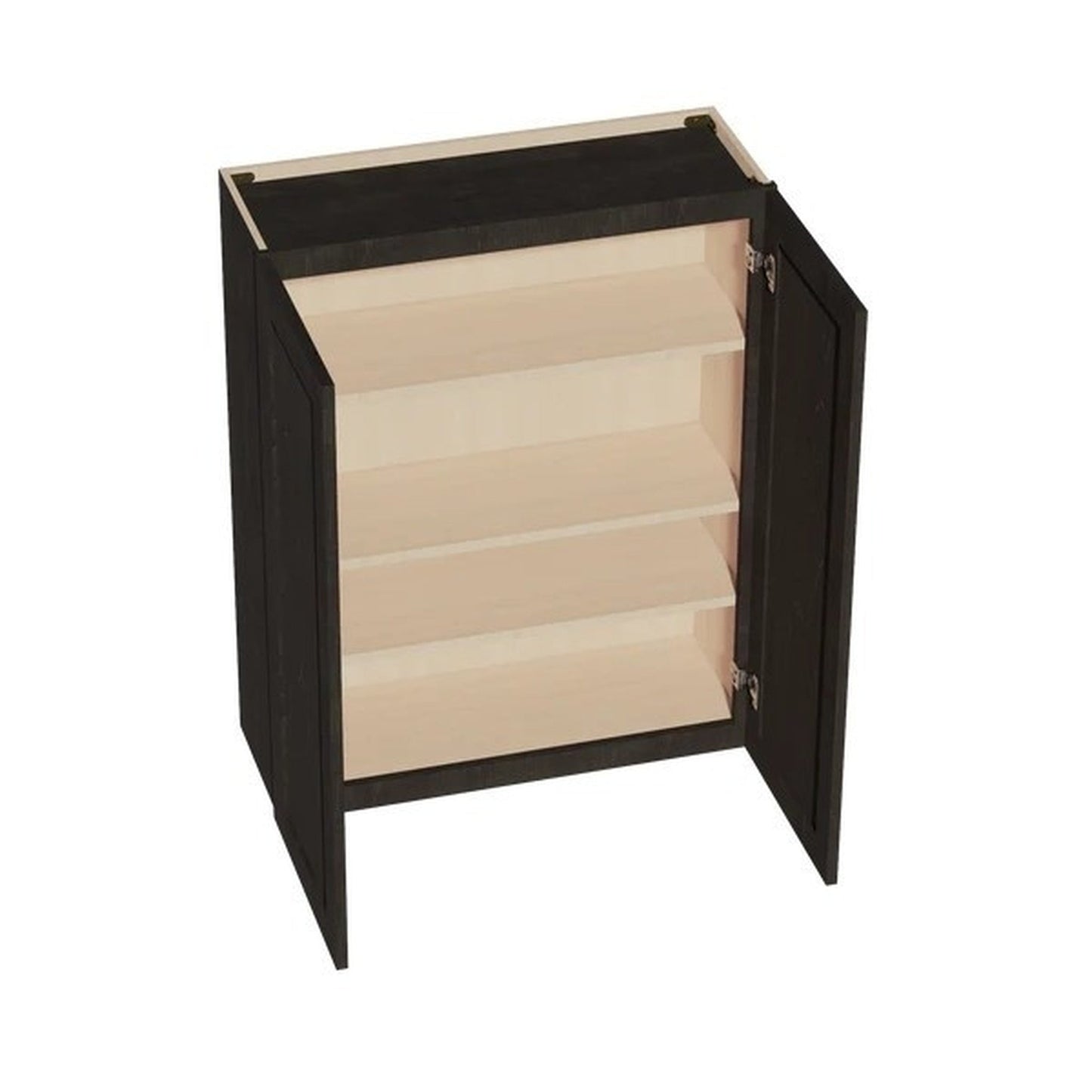 Shaker Wall Cabinet 33" (W3342) · Ardelle - Charcoal - Interior
