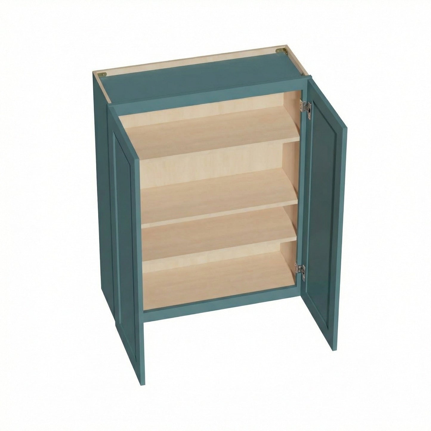 Shaker Wall Cabinet 33" (W3342) · Tallis - Fairy Green - Interior