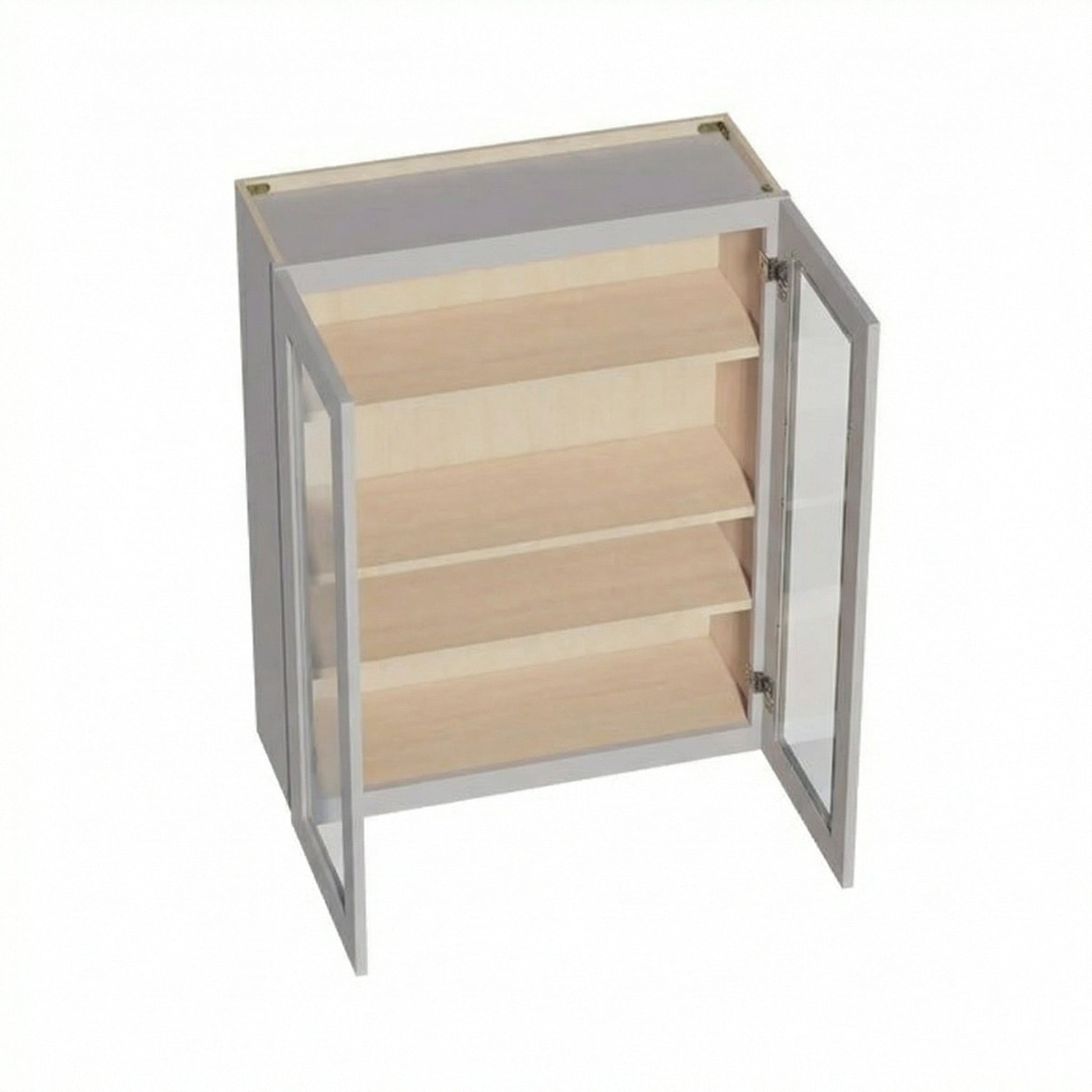 Shaker Glass Door Wall Cabinet 33" (W3342GD) · Ardelle