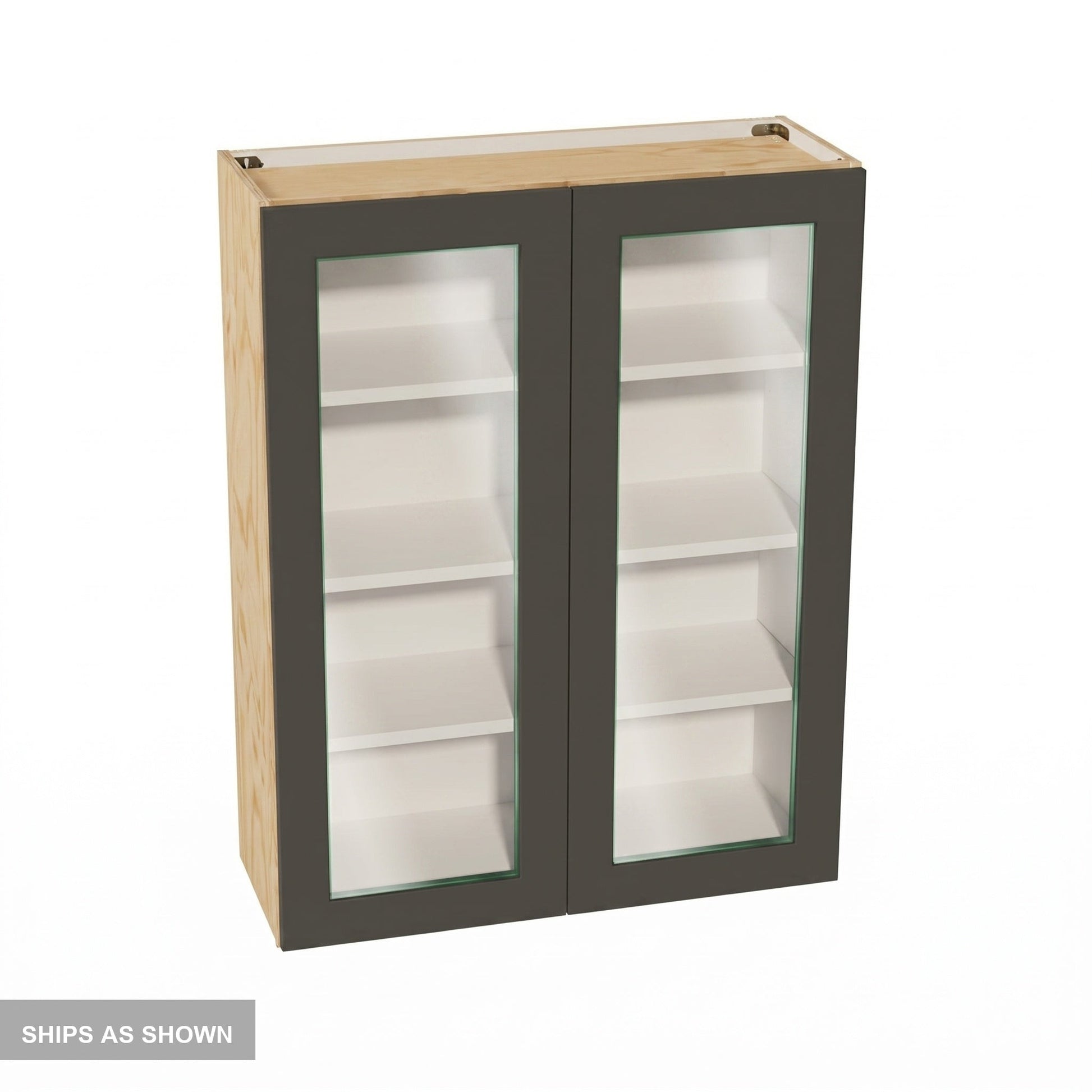 Shaker Glass Door Wall Cabinet 33" (W3342GD) · Ardelle