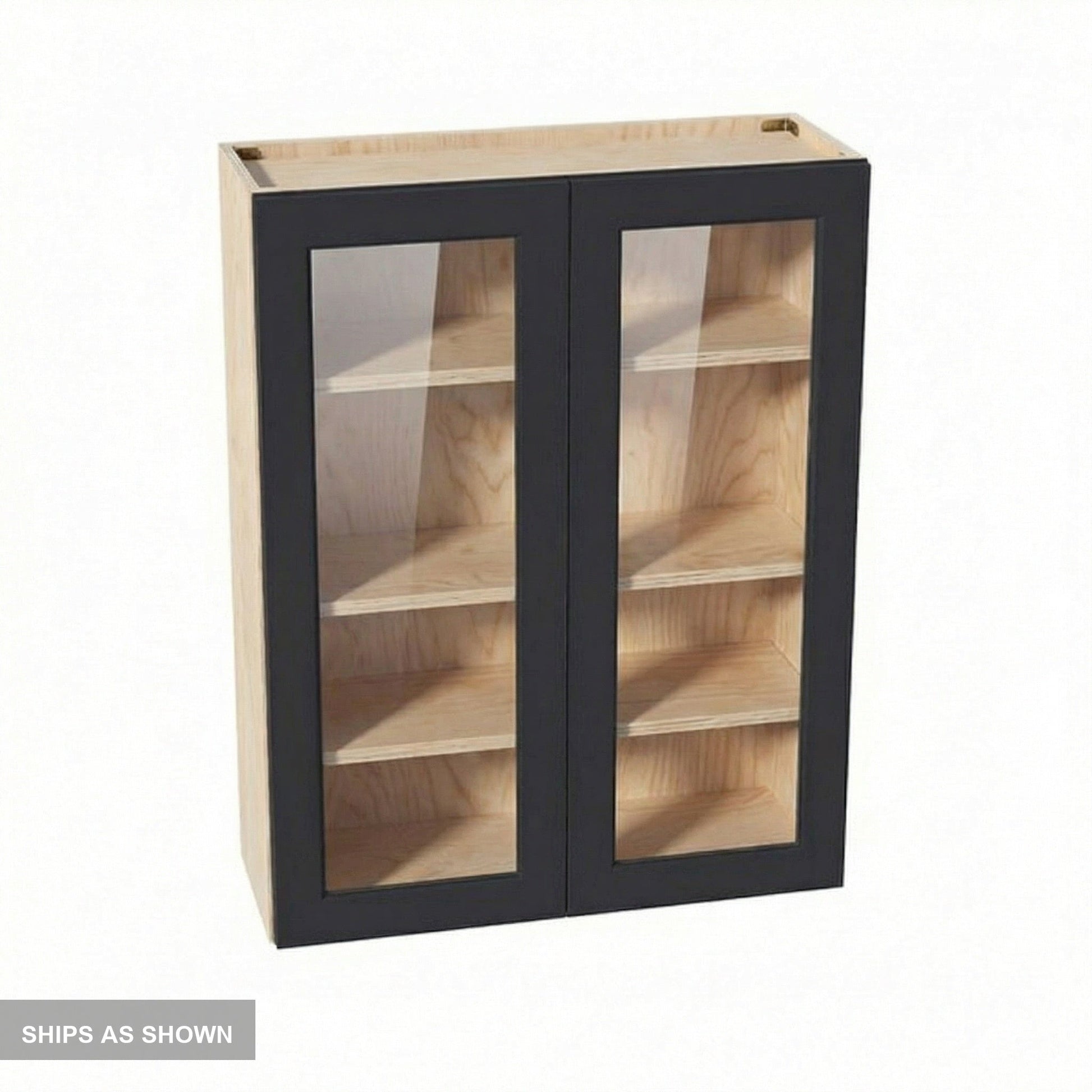 Shaker Glass Door Wall Cabinet 33" (W3342GD) · Ardelle