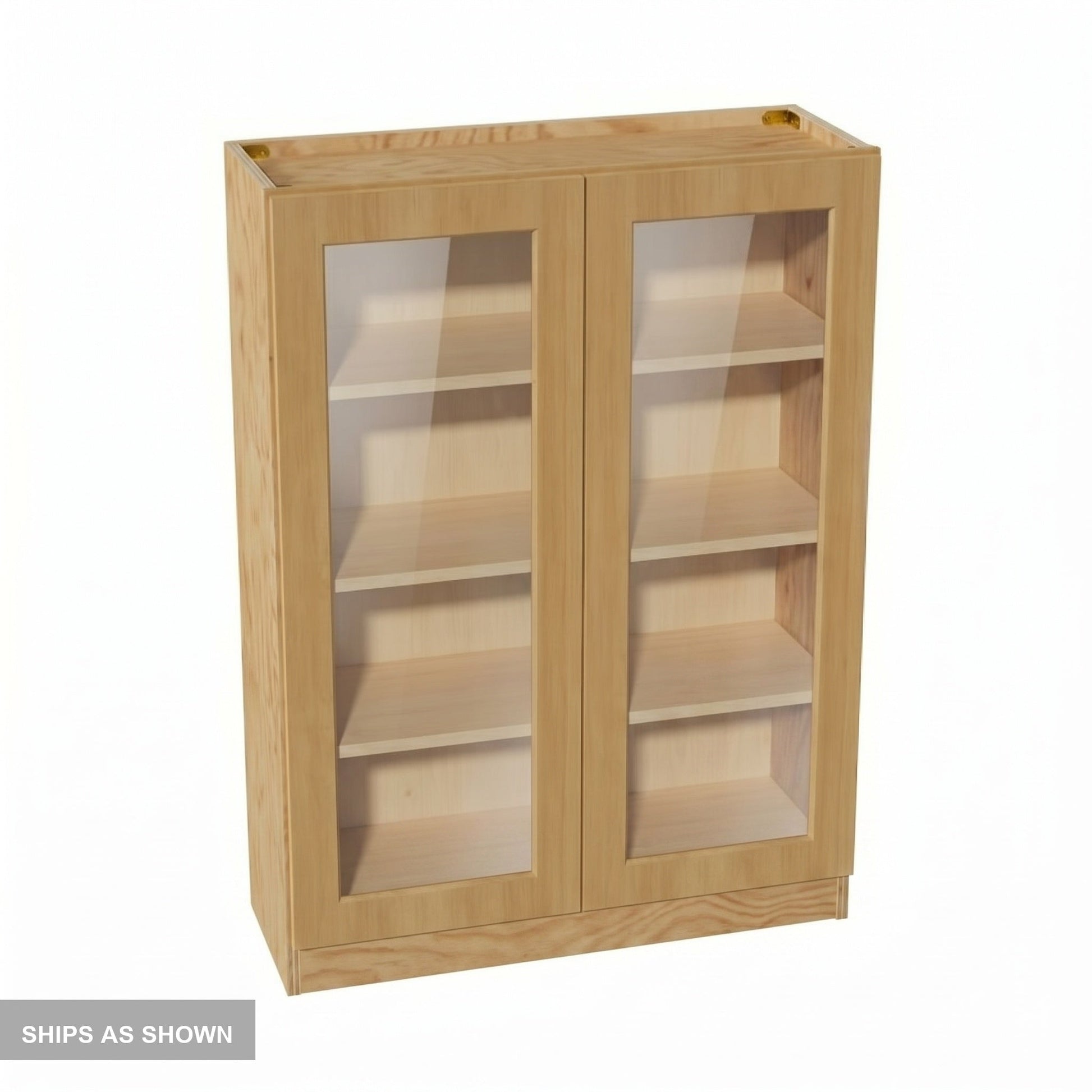 Shaker Glass Door Wall Cabinet 33" (W3342GD) · Ardelle