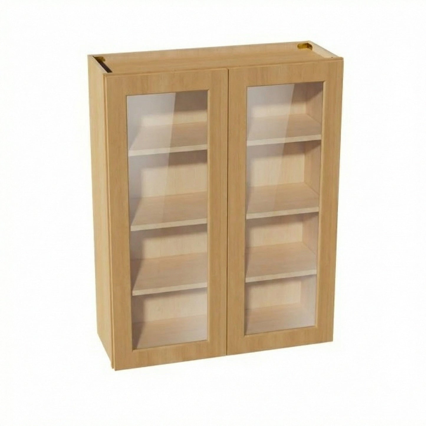 Shaker Glass Door Wall Cabinet 33" (W3342GD) · Ardelle - Timber - Hero