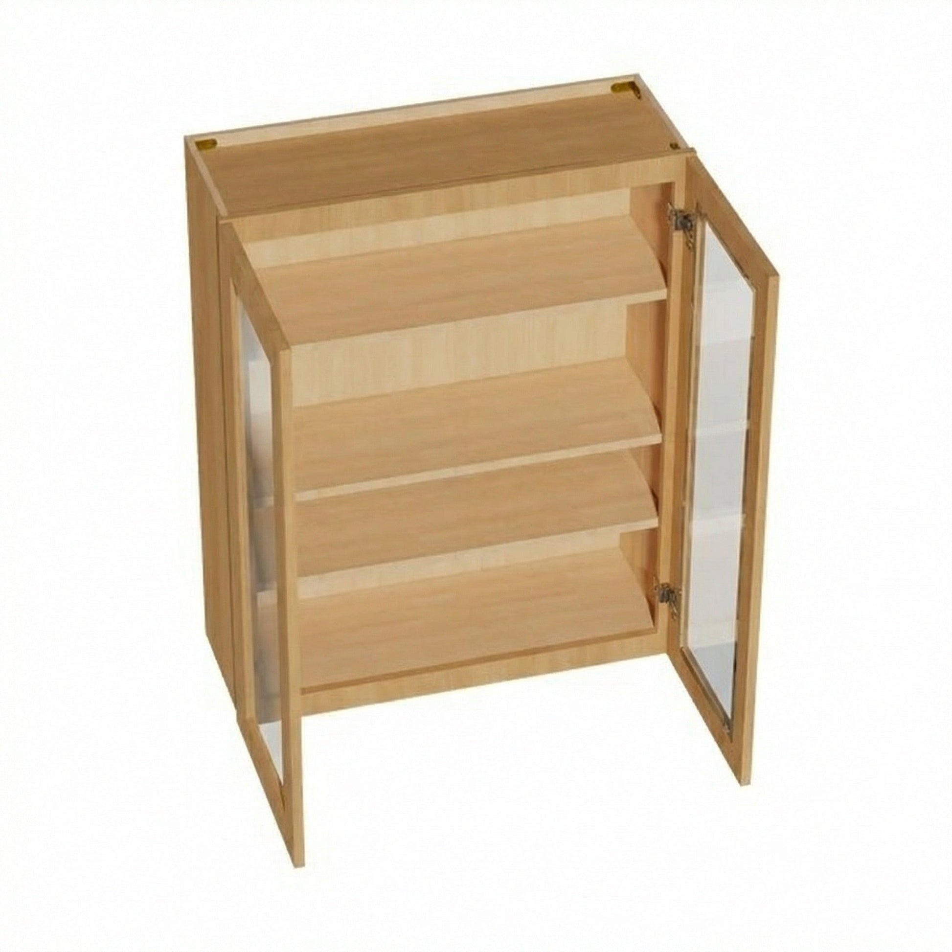 Shaker Glass Door Wall Cabinet 33" (W3342GD) · Ardelle