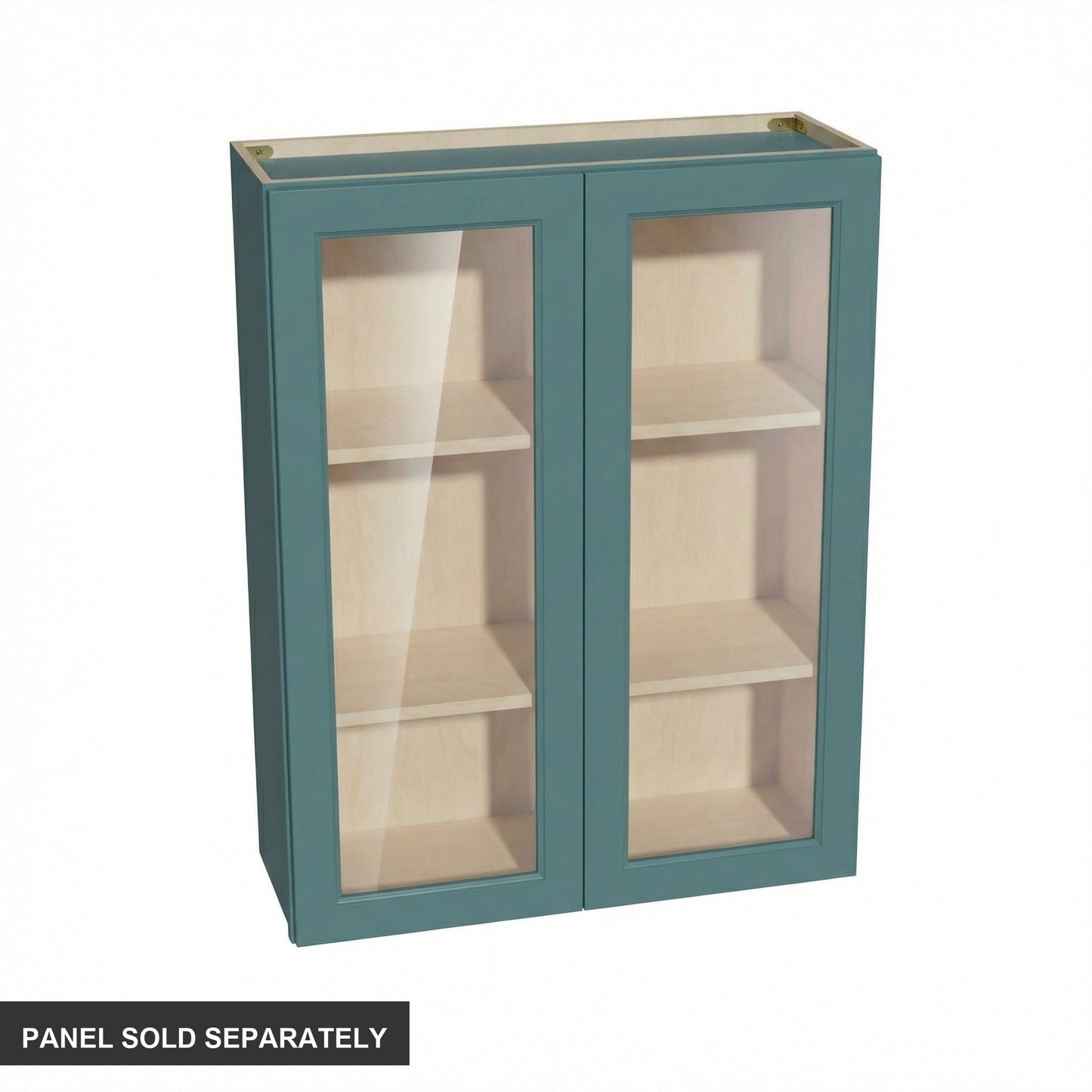 Shaker Glass Door Wall Cabinet 33" (W3342GD) · Tallis - Fairy Green - Product