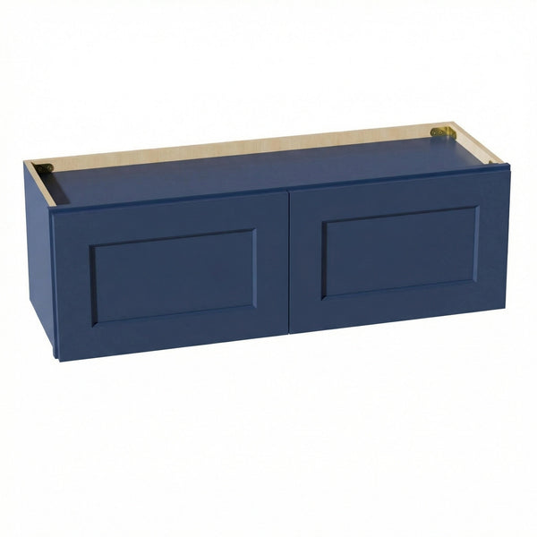 Shaker Bridge Wall Cabinet 36" (W3612) · Ardelle - Blue - Hero