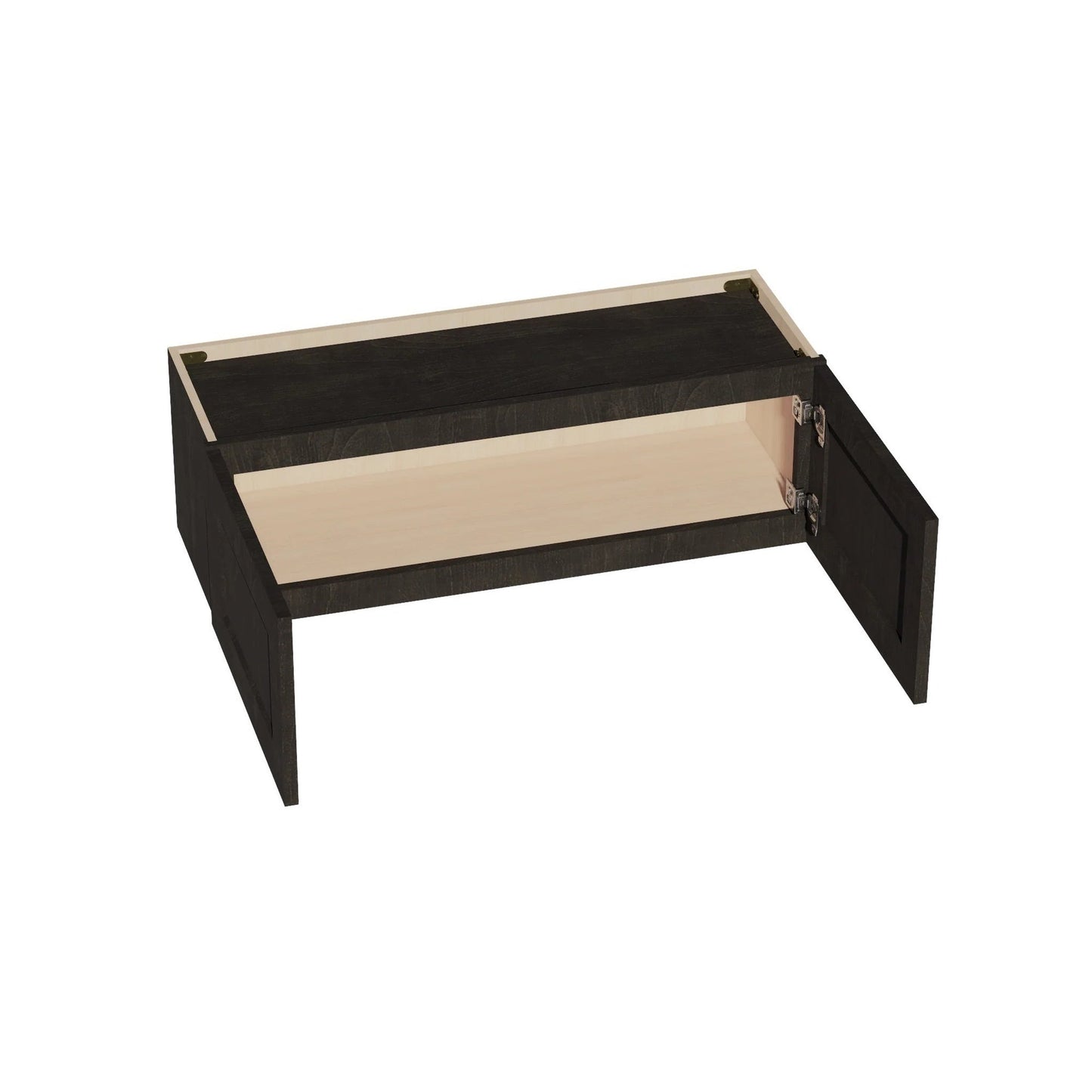 Quik Cabinets W3612 Ardelle Charcoal - Interior