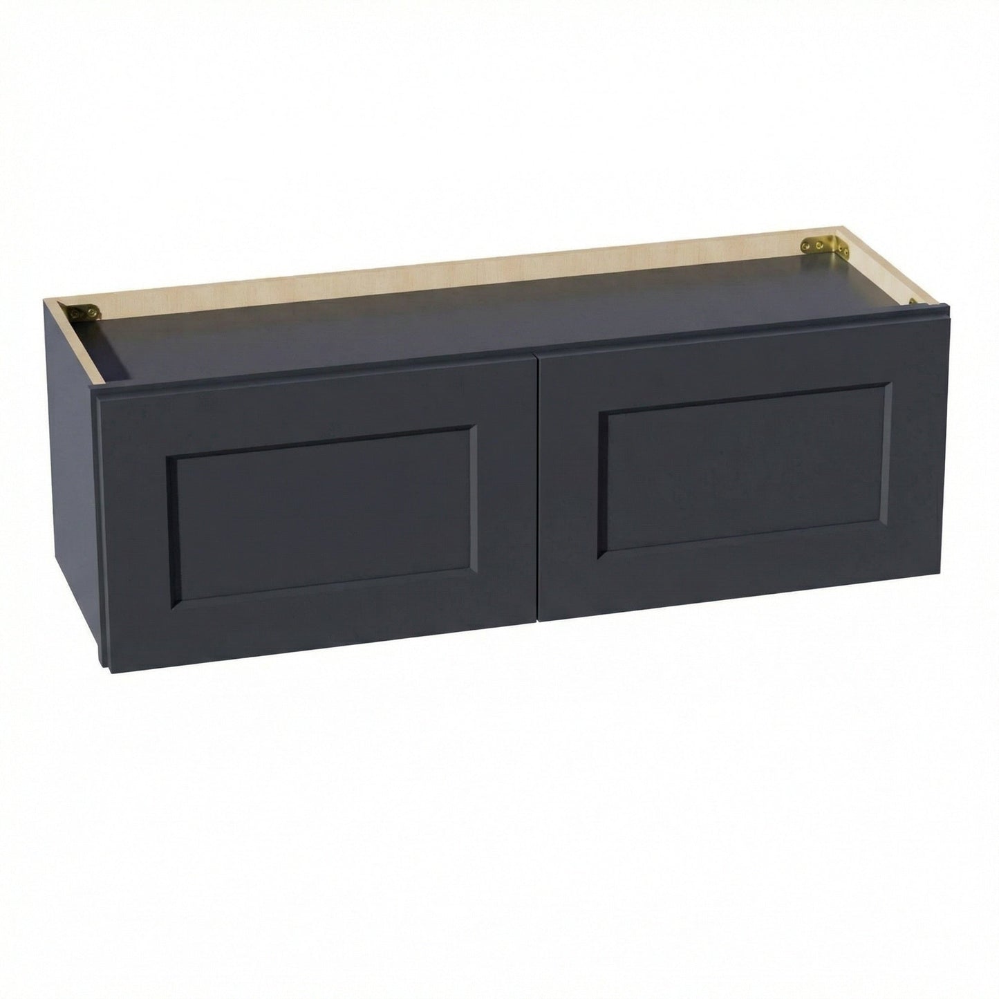 Shaker Bridge Wall Cabinet 36" (W3612) · Ardelle - Ebony - Hero