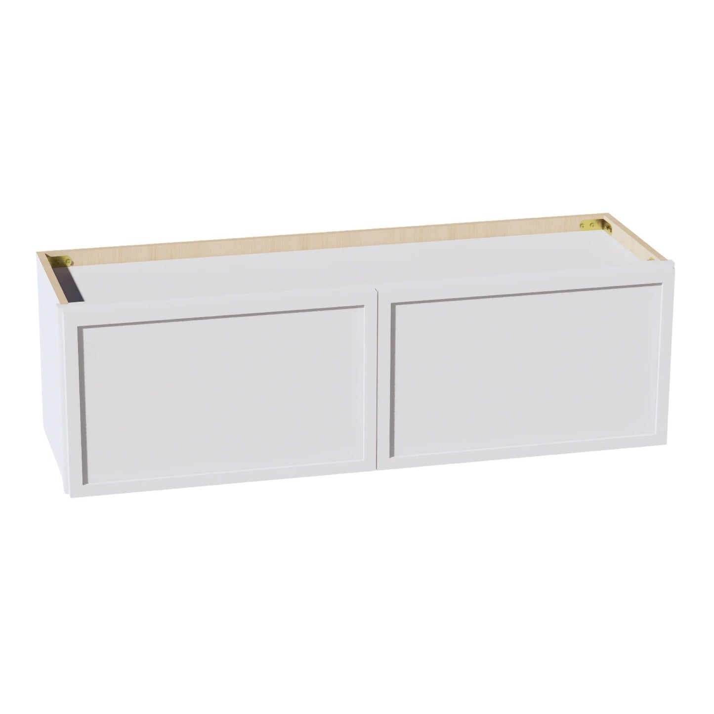 Slim Shaker Bridge Wall Cabinet 36" (W3612) · Slim - Frost - Hero