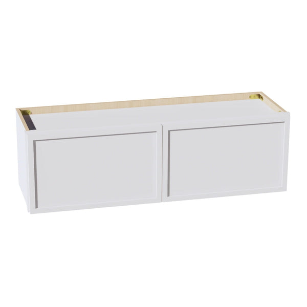 Slim Shaker Bridge Wall Cabinet 36" (W3612) · Slim - Frost - Hero