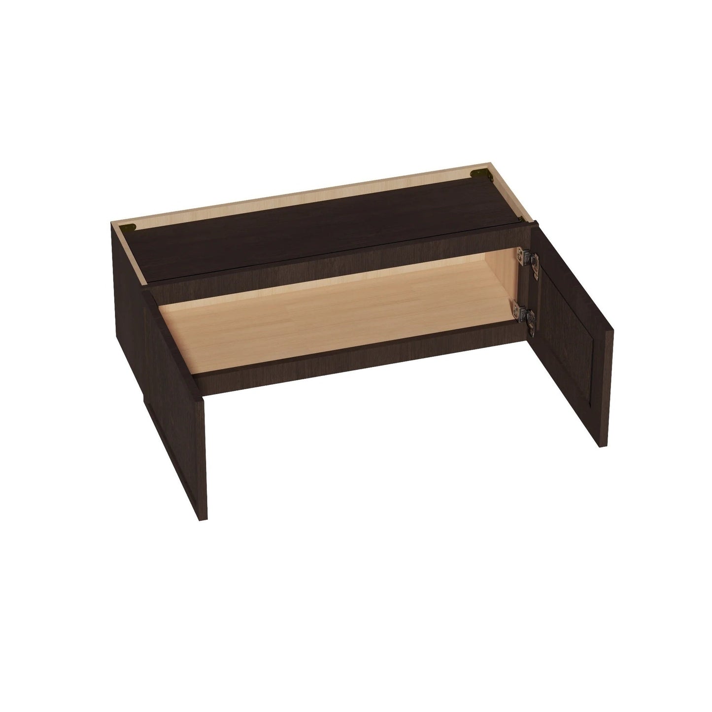 Quik Cabinets W3612 Slim Mocha - Interior