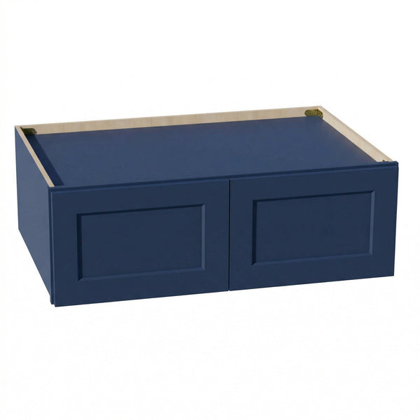 Shaker Bridge Wall Cabinet 36" (W361224) · Ardelle - Blue - Hero