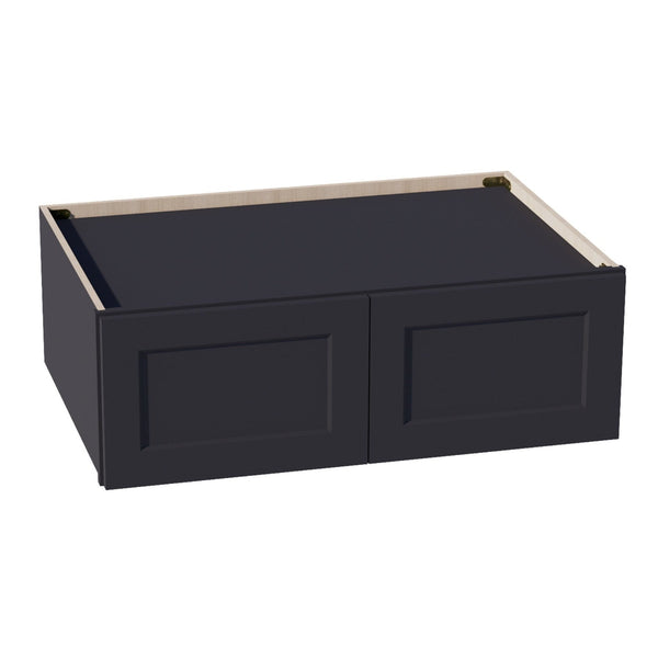 Shaker Bridge Wall Cabinet 36" (W361224) · Ardelle - Ebony - Hero