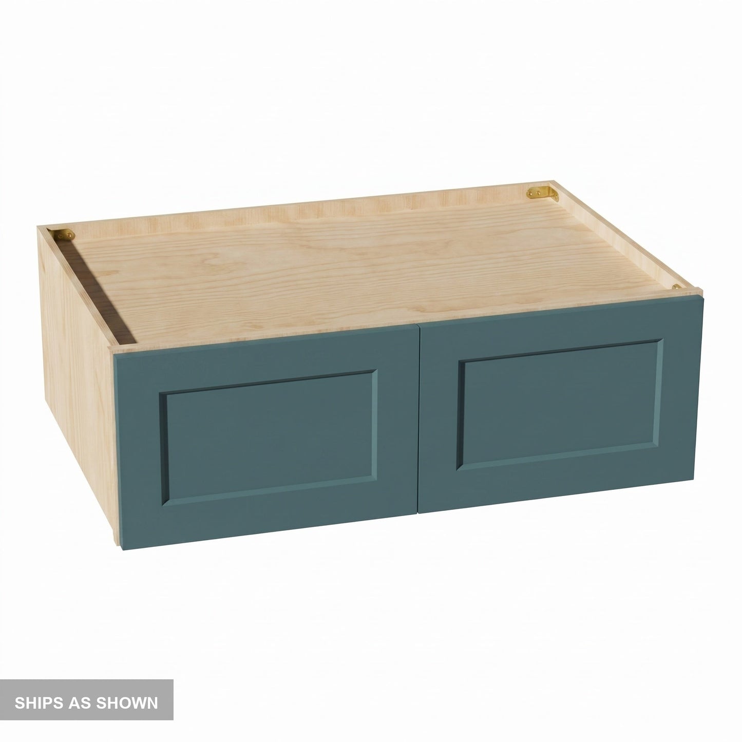 Shaker Bridge Wall Cabinet 36" (W361224) · Tallis - Fairy Green - Flat Pack