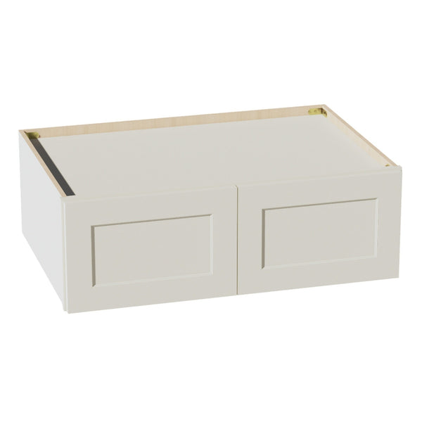Shaker Bridge Wall Cabinet 36" (W361224) · Tallis - Swan White - Hero