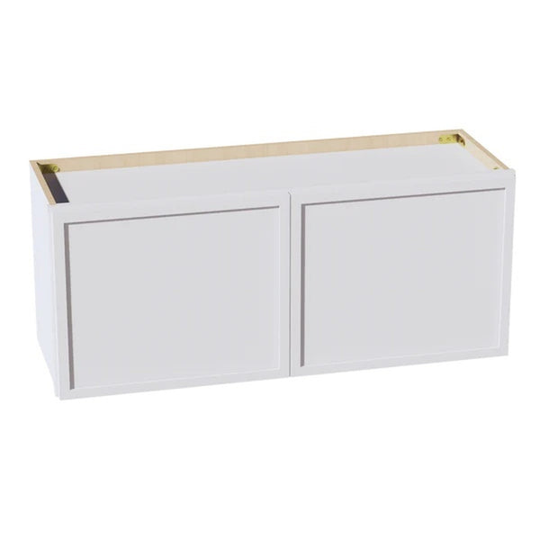 Slim Shaker Bridge Wall Cabinet 36" (W3615) · Slim - Frost - Hero