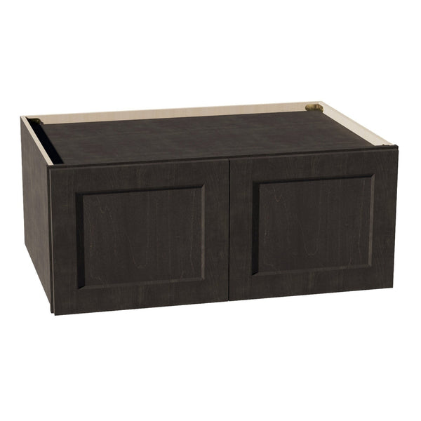 Shaker Bridge Wall Cabinet 36" (W361524) · Ardelle - Charcoal - Hero