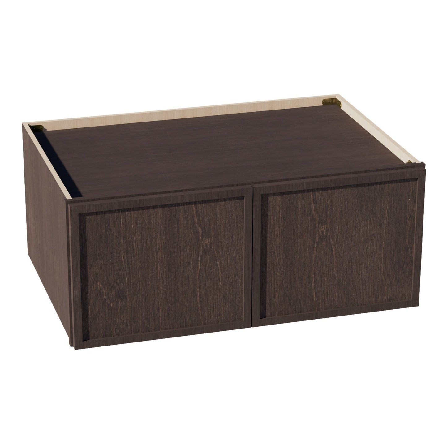 Slim Shaker Bridge Wall Cabinet 36" (W361524) · Slim - Mocha - Hero