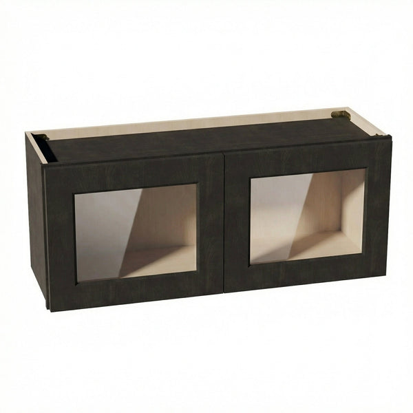 Shaker Bridge Wall Cabinet 36" (W3615GD) · Ardelle - Charcoal - Hero
