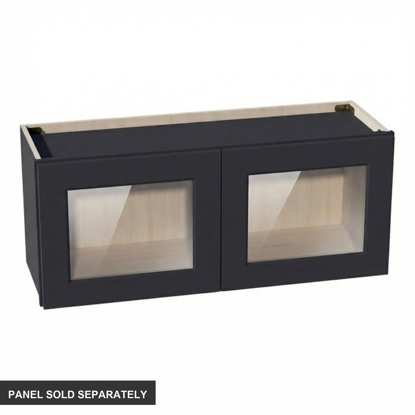 Shaker Bridge Wall Cabinet 36" (W3615GD) · Ardelle - Ebony - Product