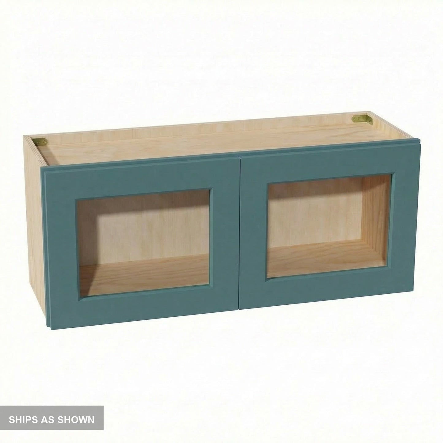 Shaker Bridge Wall Cabinet 36" (W3615GD) · Tallis - Fairy Green - Flat Pack