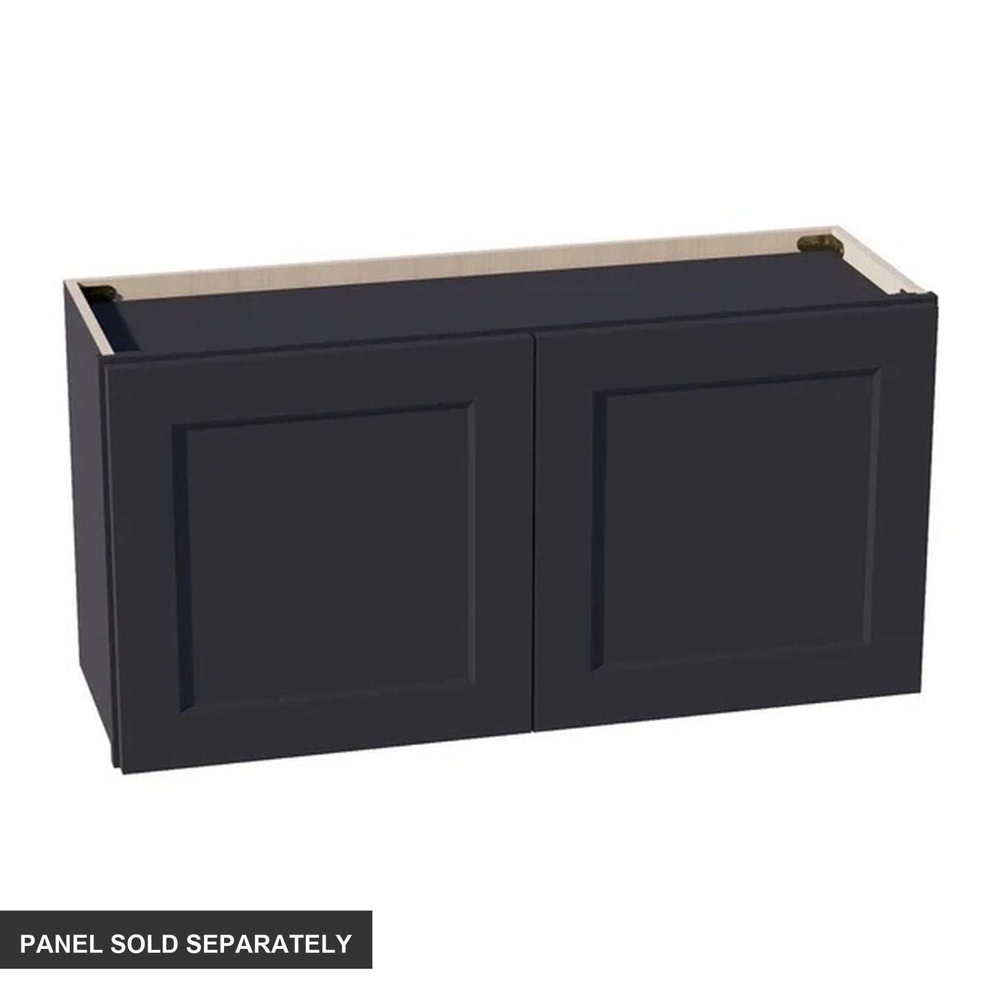 Shaker Bridge Wall Cabinet 36" (W3618) · Ardelle - Ebony - Product