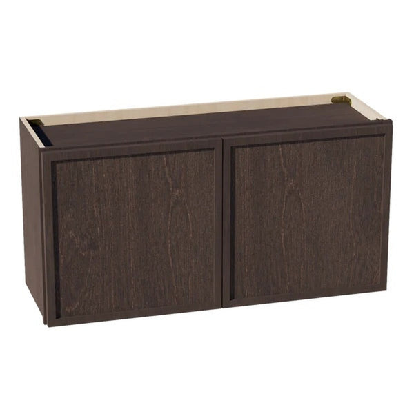 Slim Shaker Bridge Wall Cabinet 36" (W3618) · Slim - Mocha - Hero
