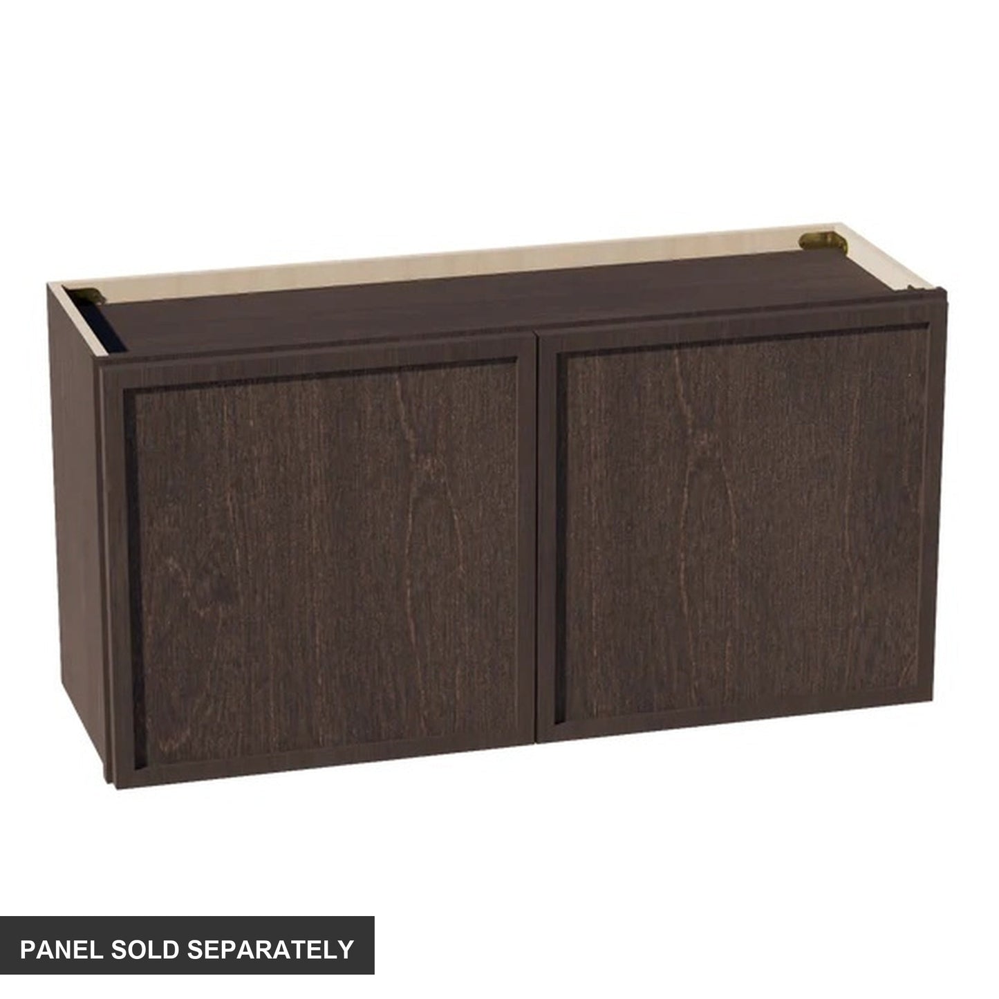 Slim Shaker Bridge Wall Cabinet 36" (W3618) · Slim - Mocha - Product