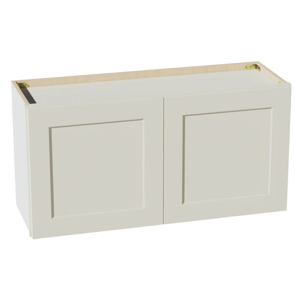 Shaker Bridge Wall Cabinet 36" (W3618) · Tallis - Swan White - Hero